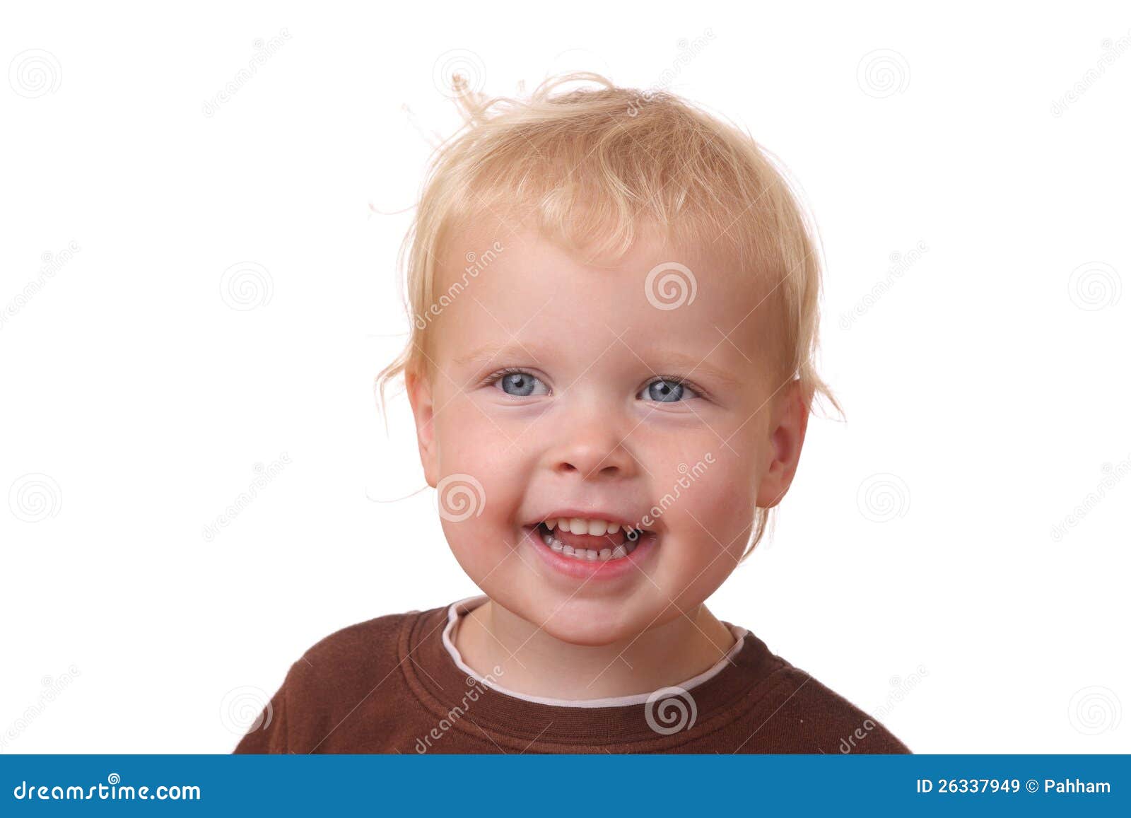 Happy toddler stock image. Image of isolated, healthy - 26337949