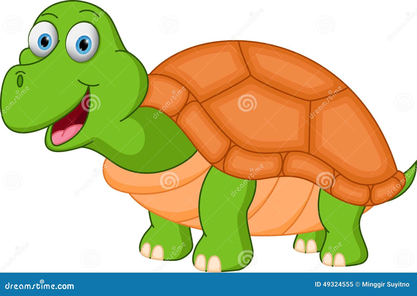happy turtle clipart