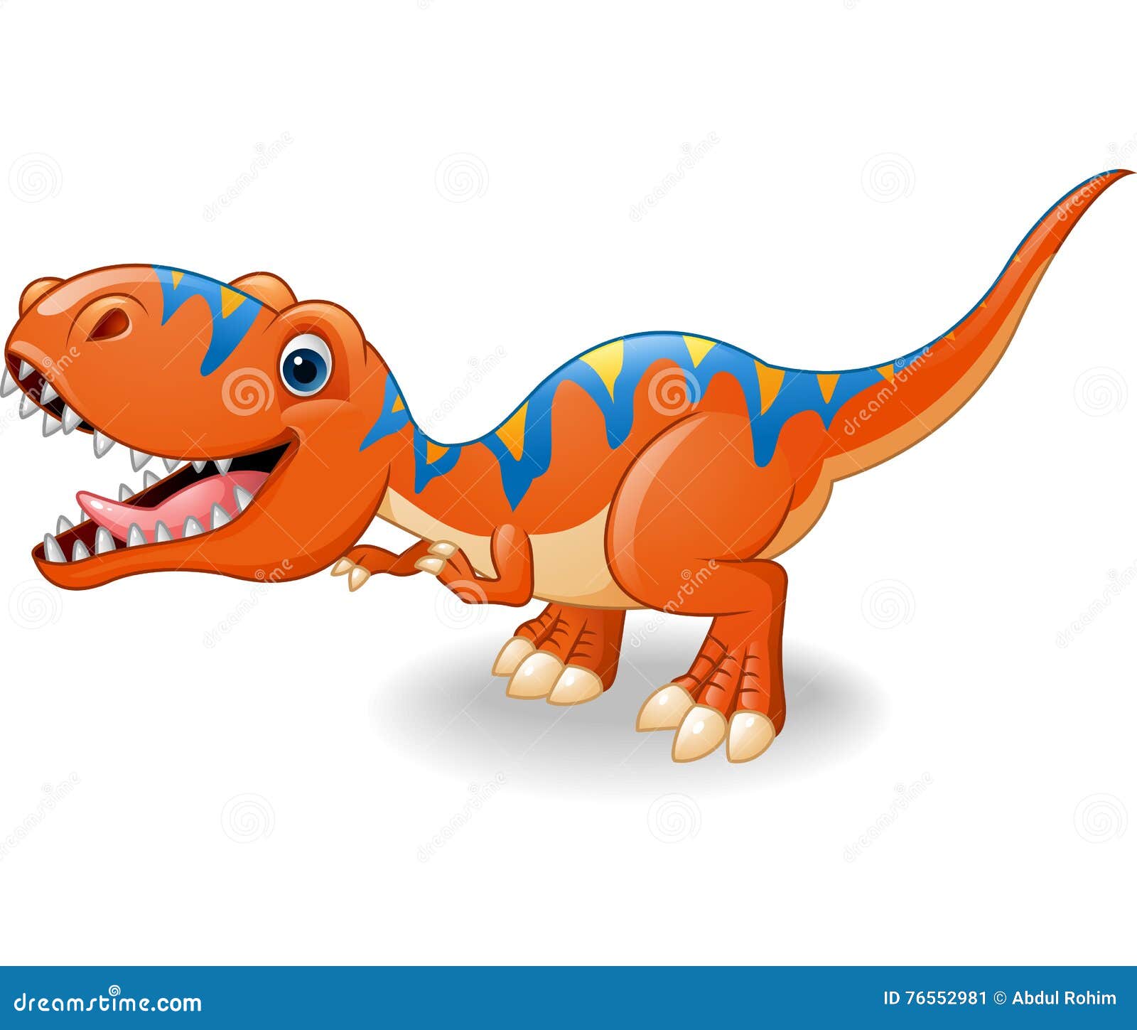 happy tyrannosaurus cartoon