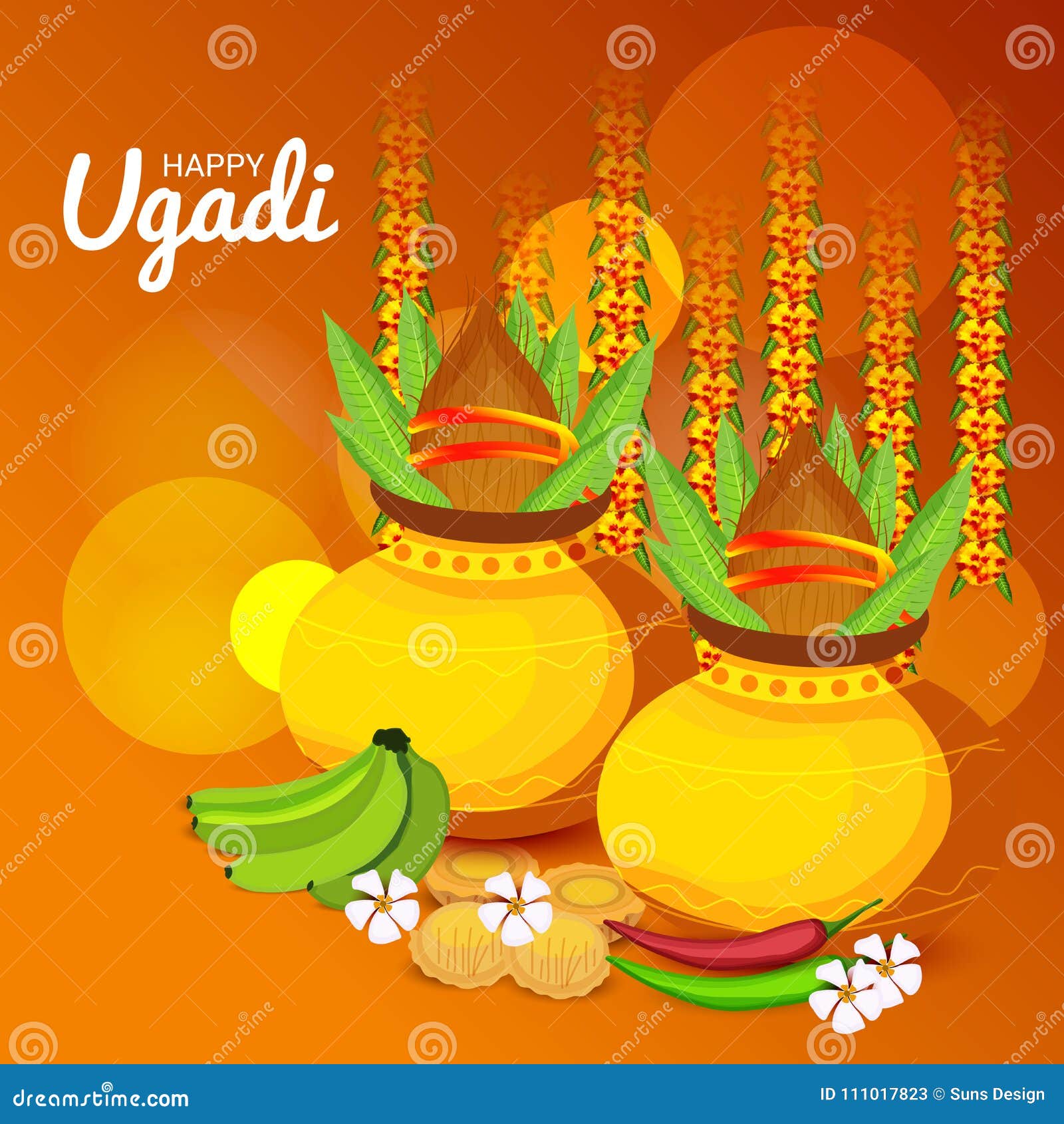 Happy Ugadi Hindu New Year. Stock Illustration - Illustration of design, drawn: 111017823 Happy Ugadi Hindu New Year. Stock Illustration - Illustration of design, drawn: 111017823