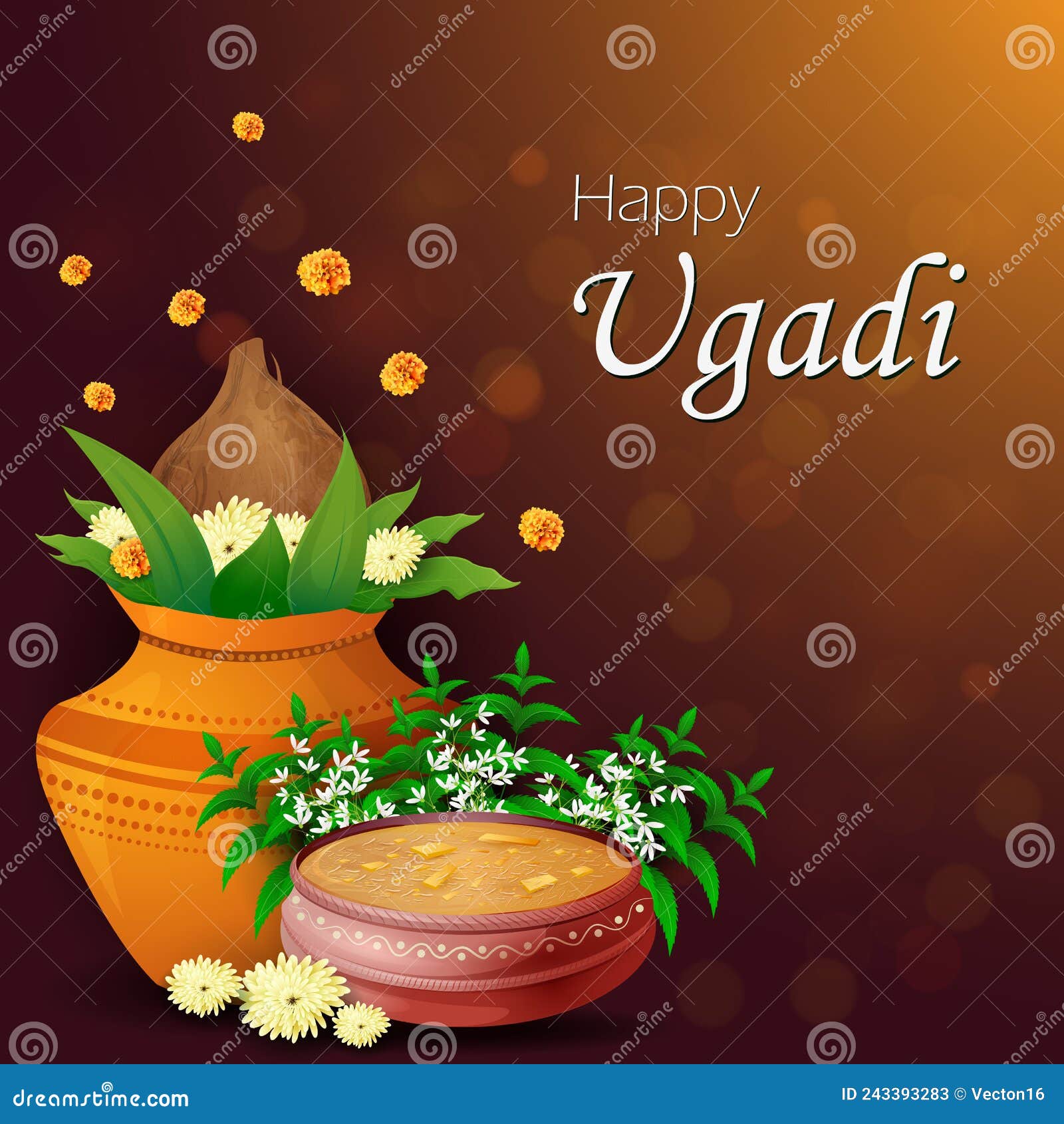 Happy Ugadi New Year S Day Festival of Andhra Pradesh, Telangana, and