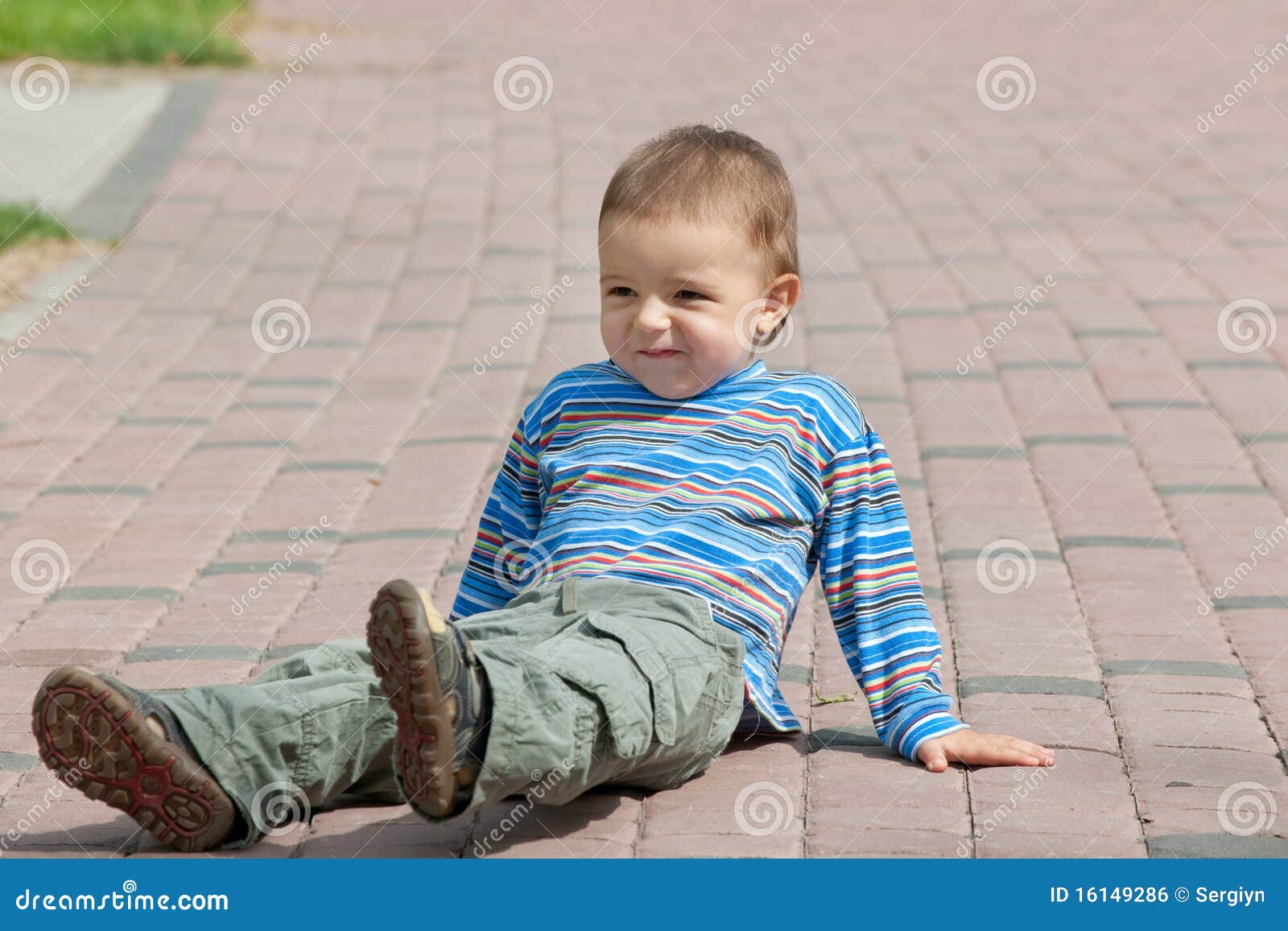 Happy urban toddler stock photo. Image of happiness, portrait 16149286