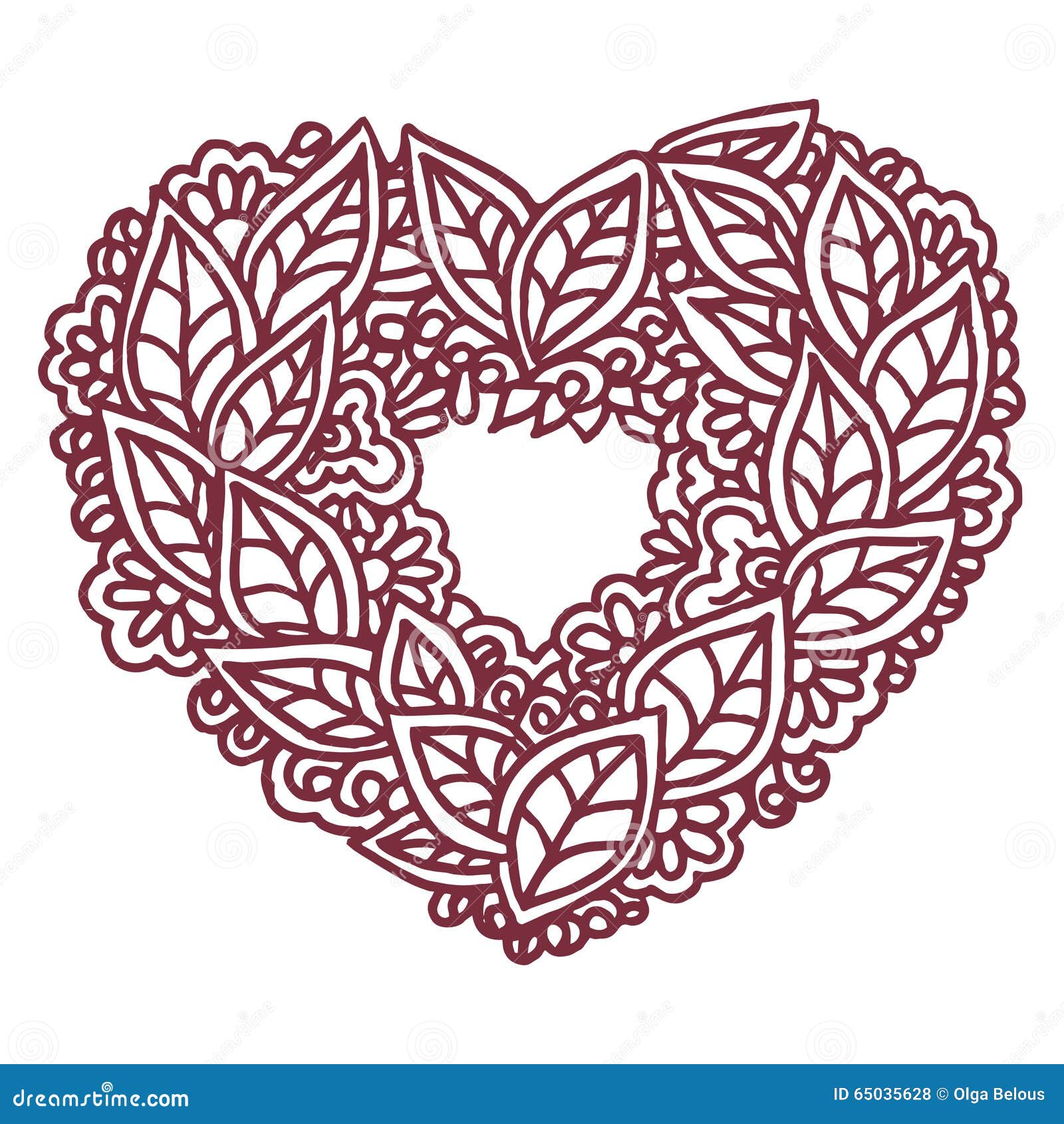 Download Happy Valentines Day Congratulation Card With Mandala ...