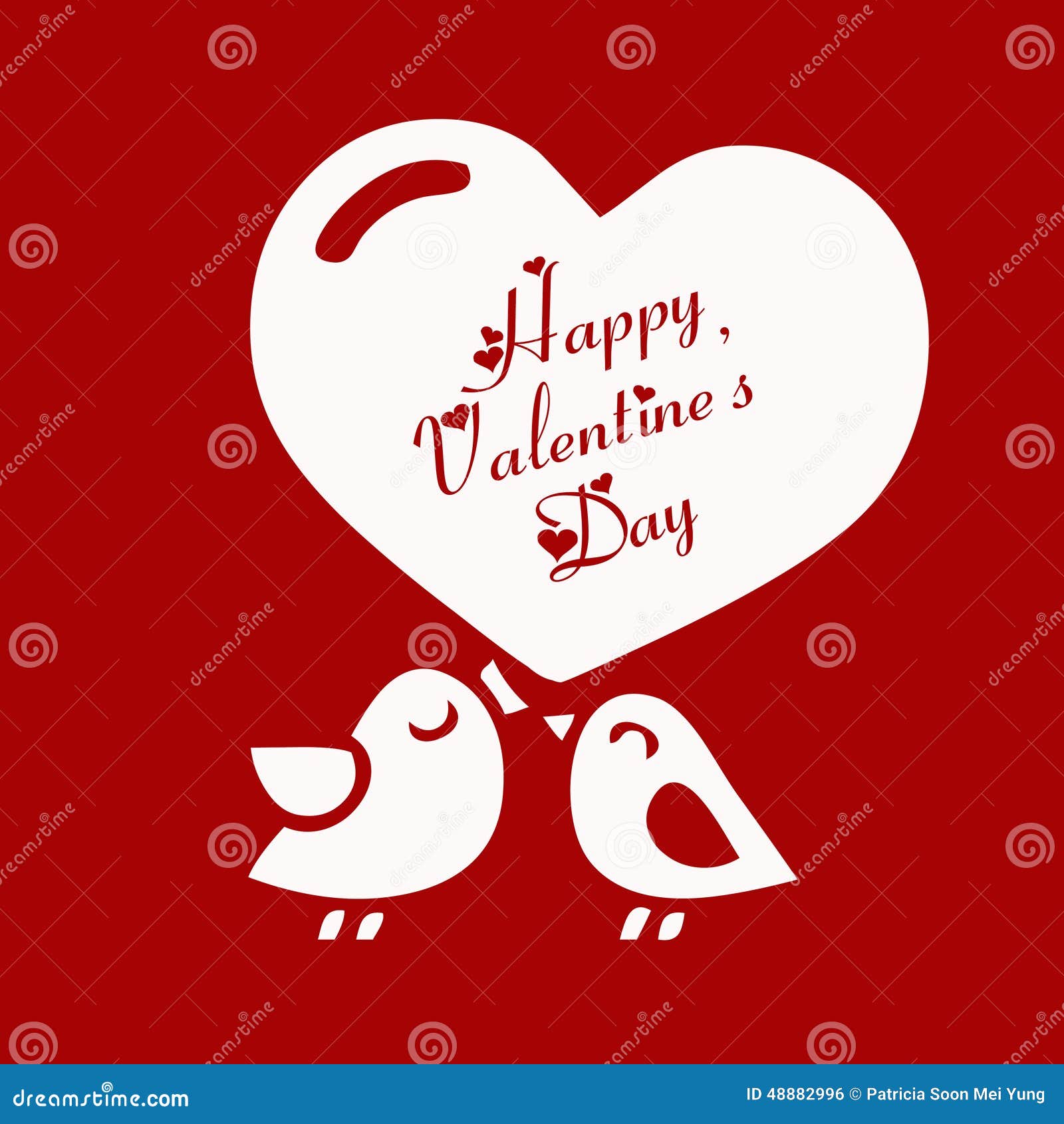 Happy Valentines Day Love Beautiful Card with Cute Love Couple ...