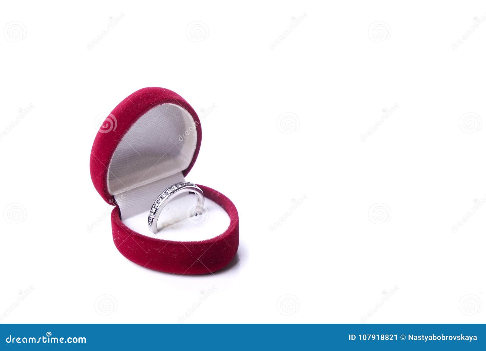 Happy Valentines Day Marry Me Present For Loved Woman Stock Image Image Of Container Jewellery