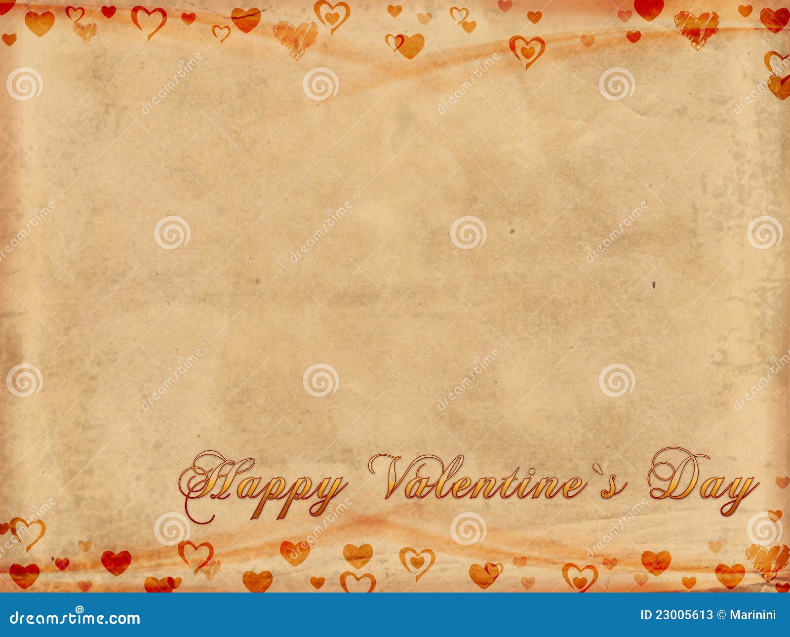 Happy Valentines Day on Old Paper Stock Image - Image of marriage,  celebrate: 23005613, image size:1600x1290
