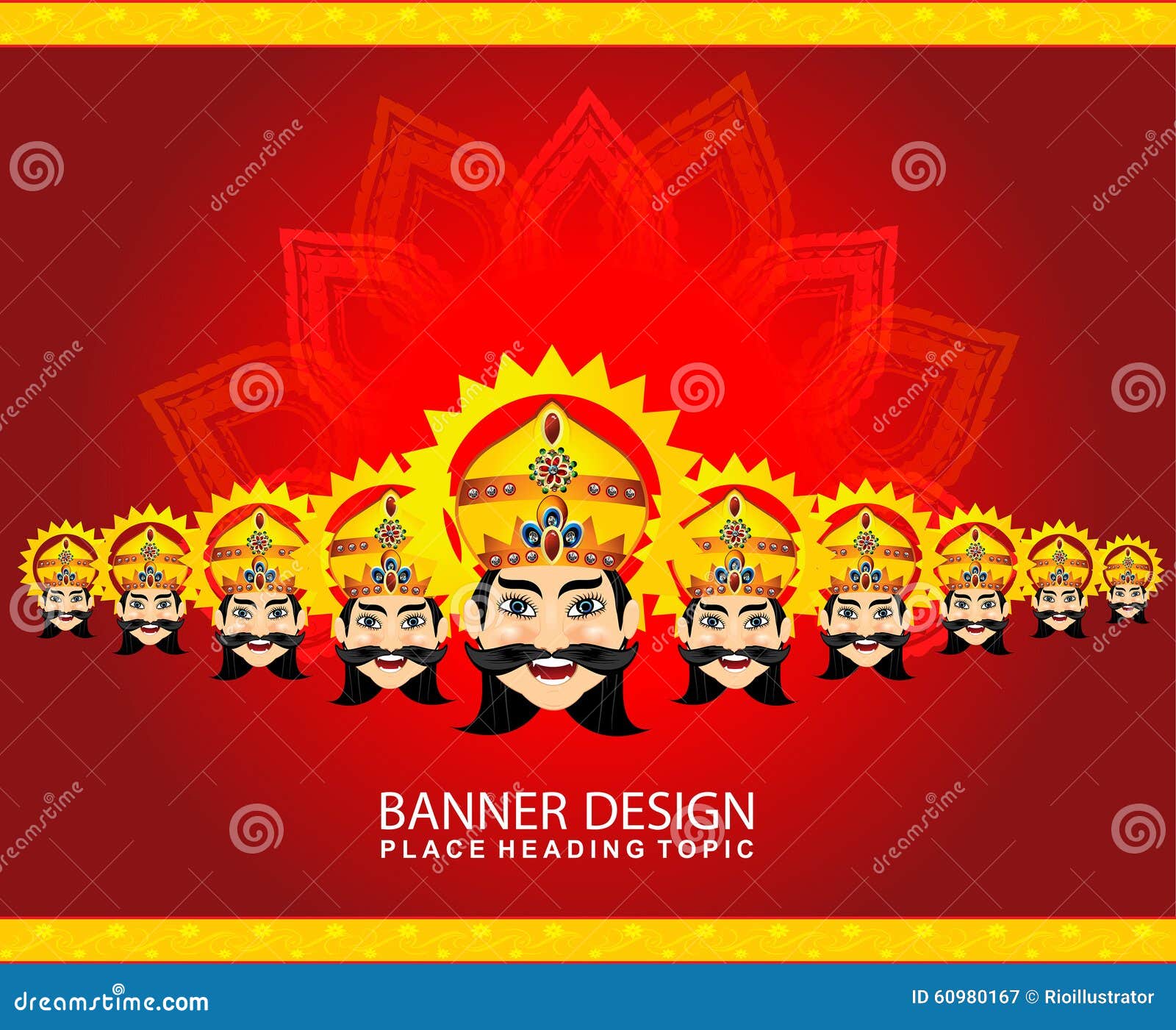 Ravan Face Stock Illustrations – 503 Ravan Face Stock ...