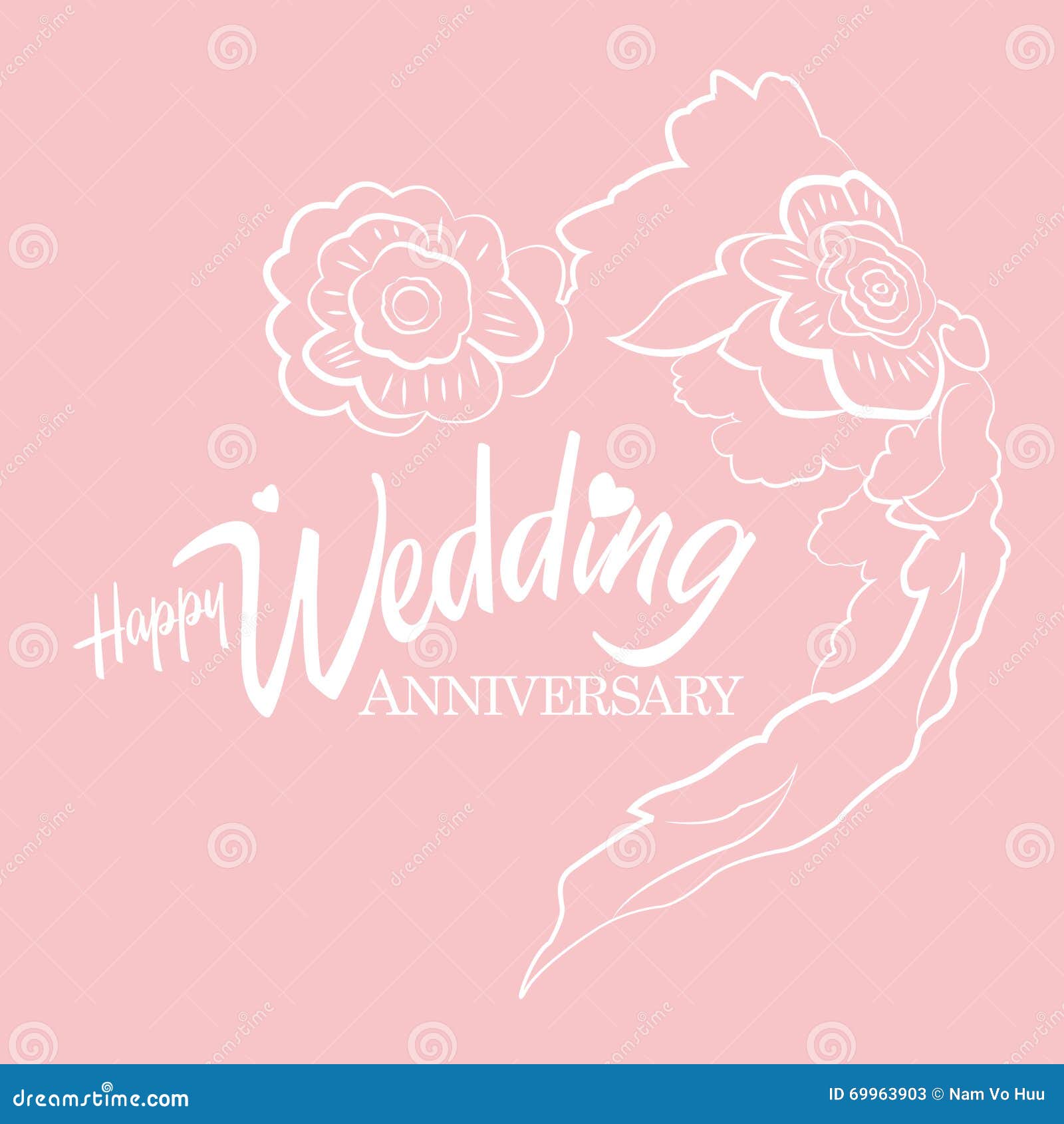 Happy Wedding  Anniversary  Stock Image CartoonDealer com 