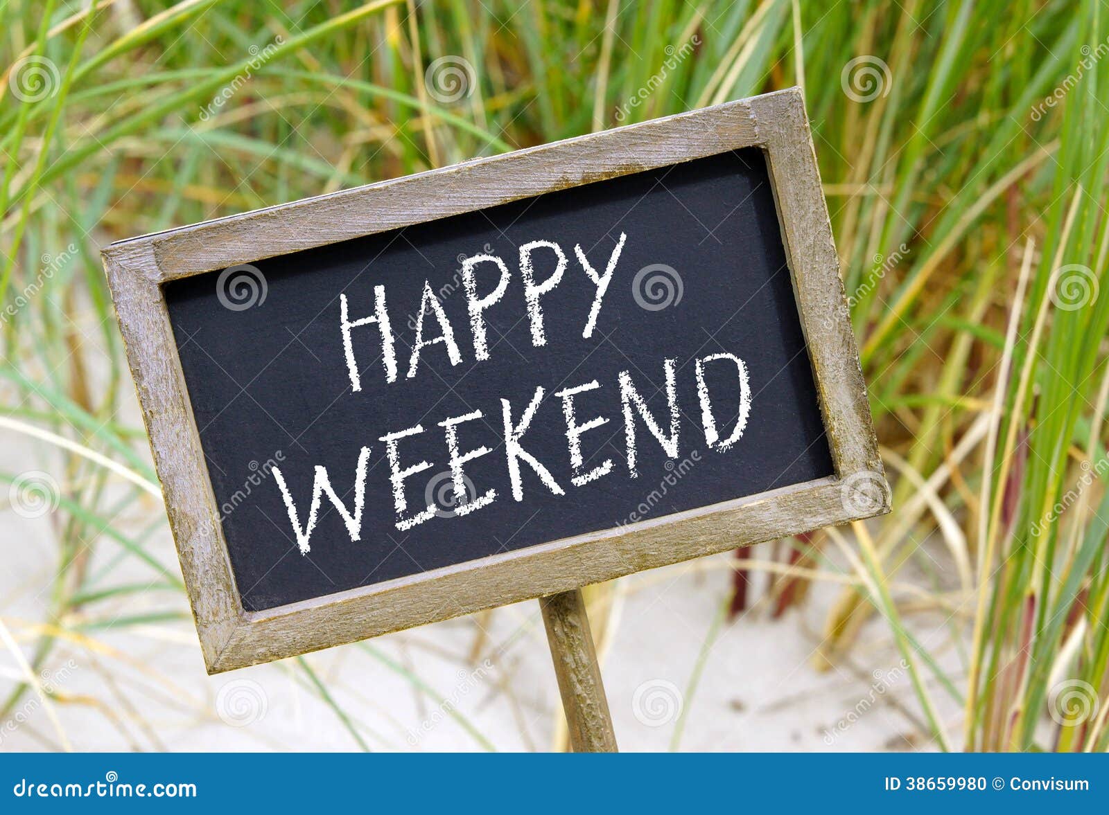 happy weekend sign