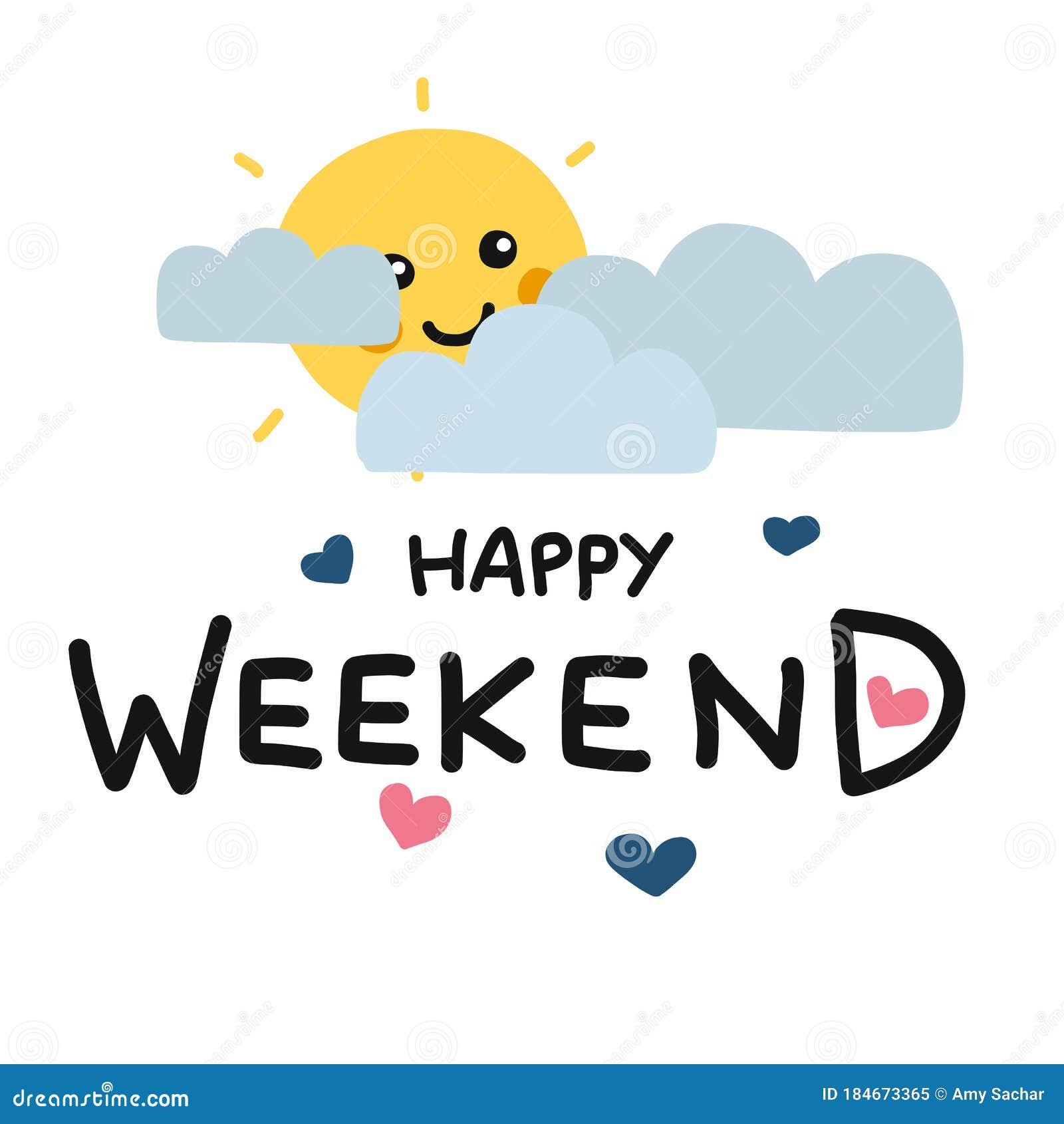 Happy Weekend Cute Sun Smile and Cloud Cartoon Illustration Doodle Style Stock Vector - Illustration of inspirational, heart: 184673365 Happy Weekend Cute Sun Smile and Cloud Cartoon Illustration Doodle Style Stock Vector - Illustration of inspirational, heart: 184673365