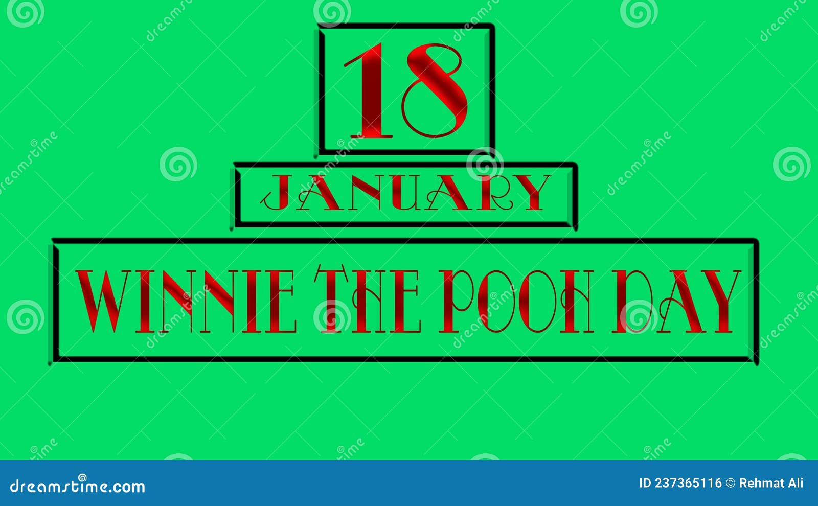 NATIONAL WINNIE THE POOH DAY - January 18 - National Day Calendar