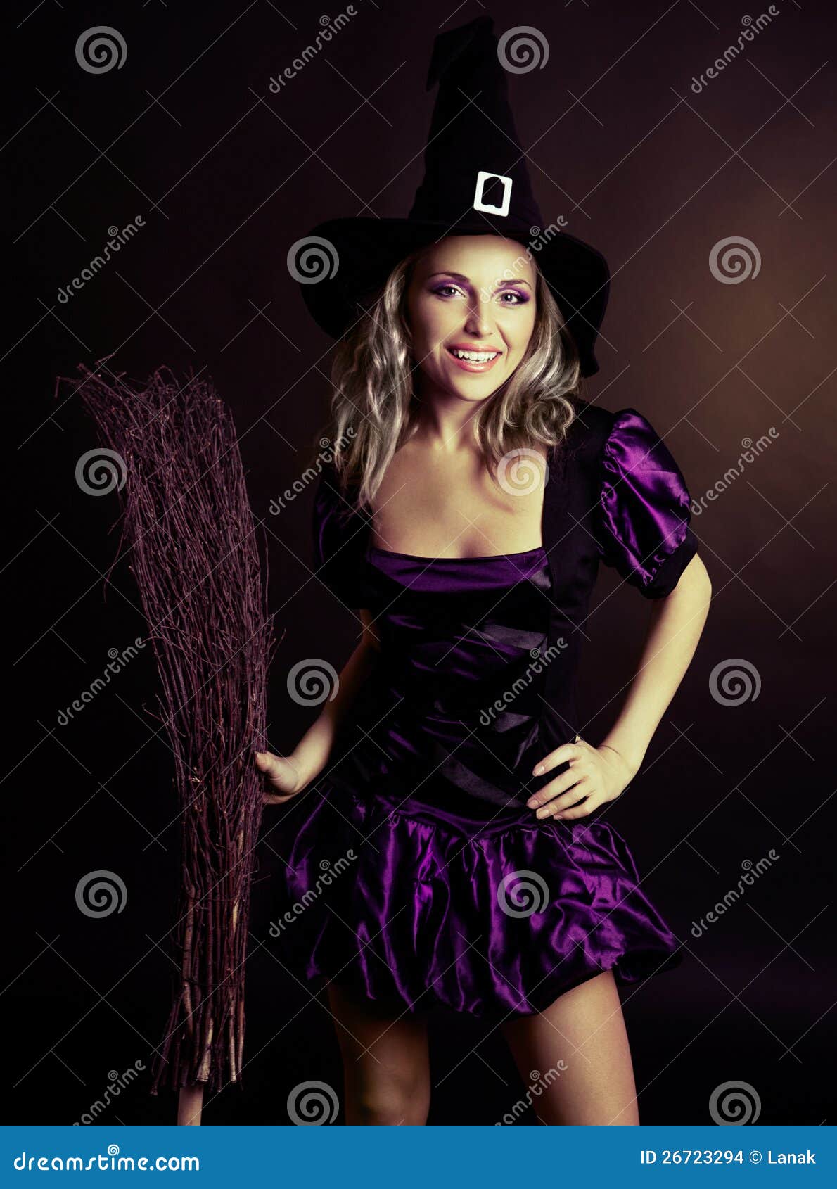 Happy witch stock photo. Image of laughing, mysterious - 26723294