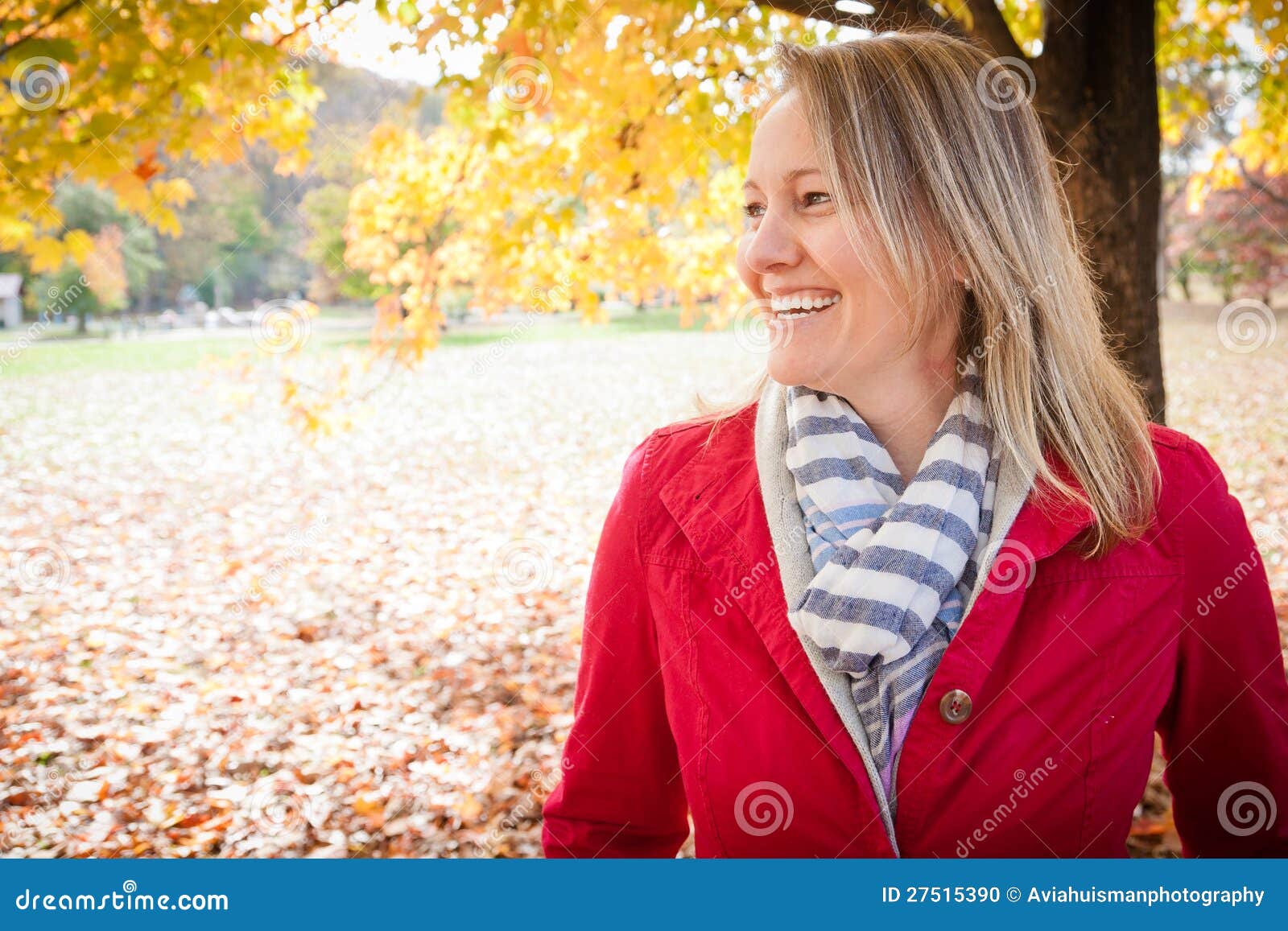 Happy Woman Outside stock photo. Image of face, cool - 27515390