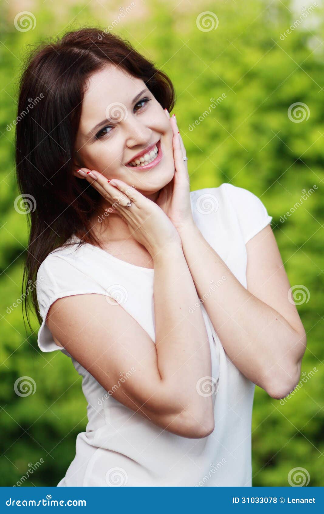 Happy woman stock photo. Image of cute, looking, lady - 31033078