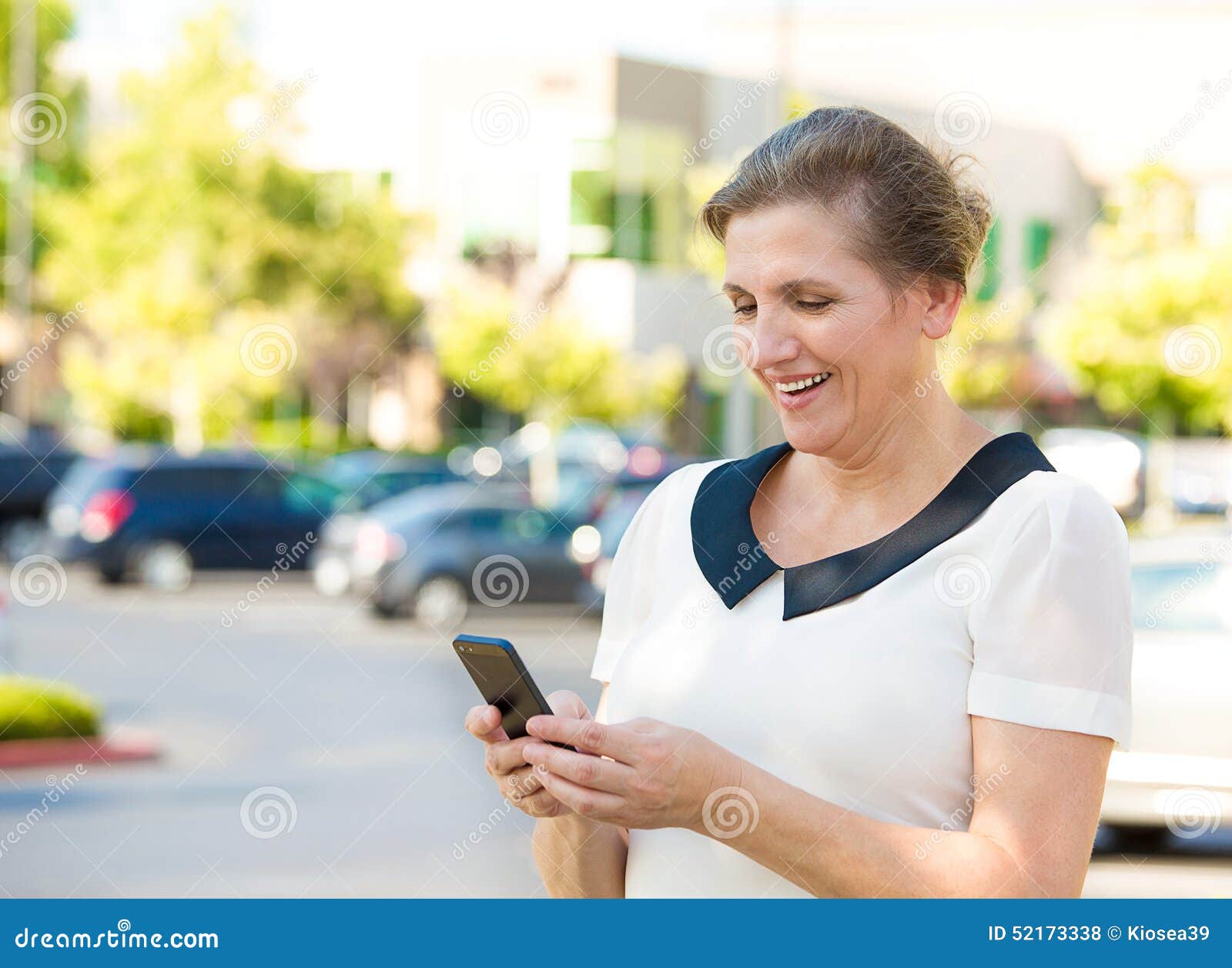 Phone Home Happy Woman Online Chat Communication Texting Social Media Stock  Photo by ©PeopleImages.com 673997014