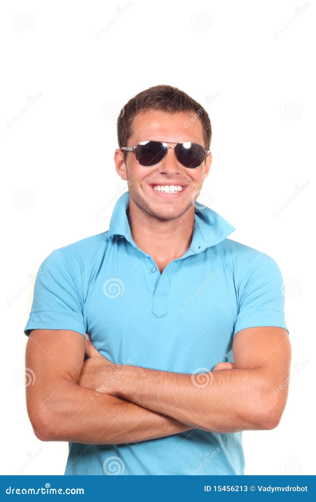 Happy young casual man stock image. Image of male, natural - 15456213