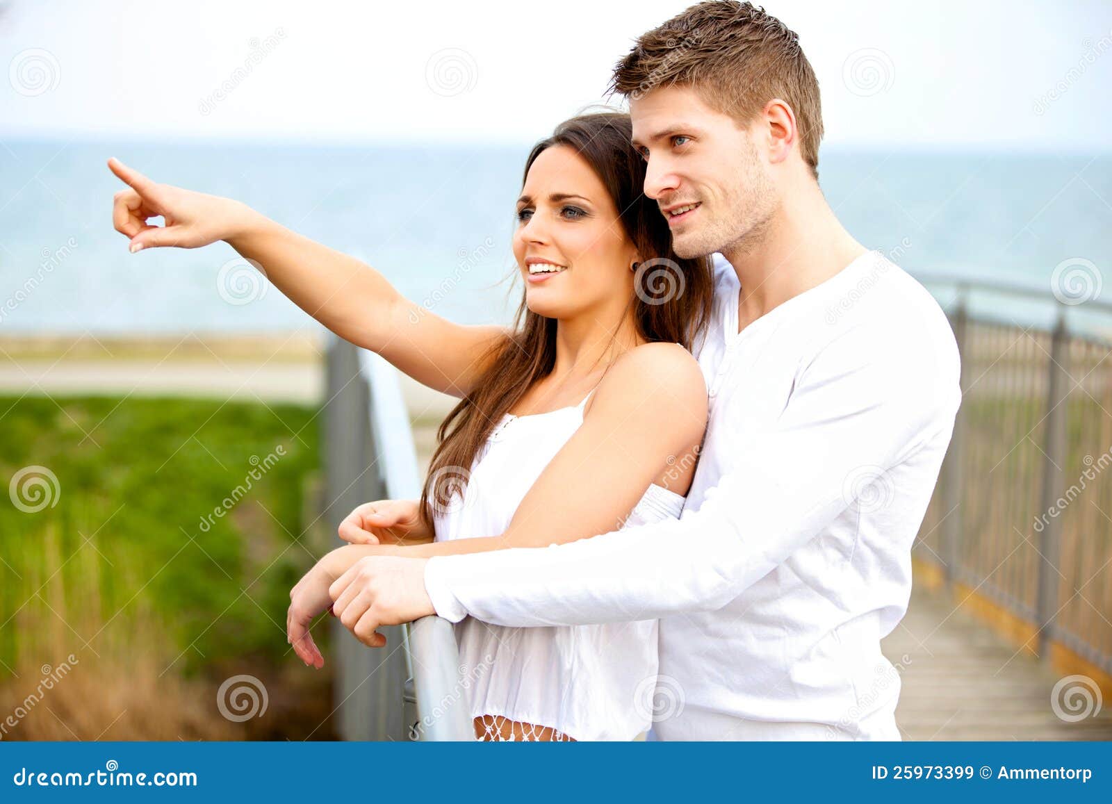 love, romantic dating Profile picture of happy young couple and