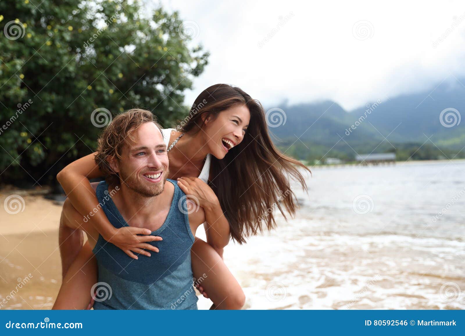 Interracial Honeymoon Vacation