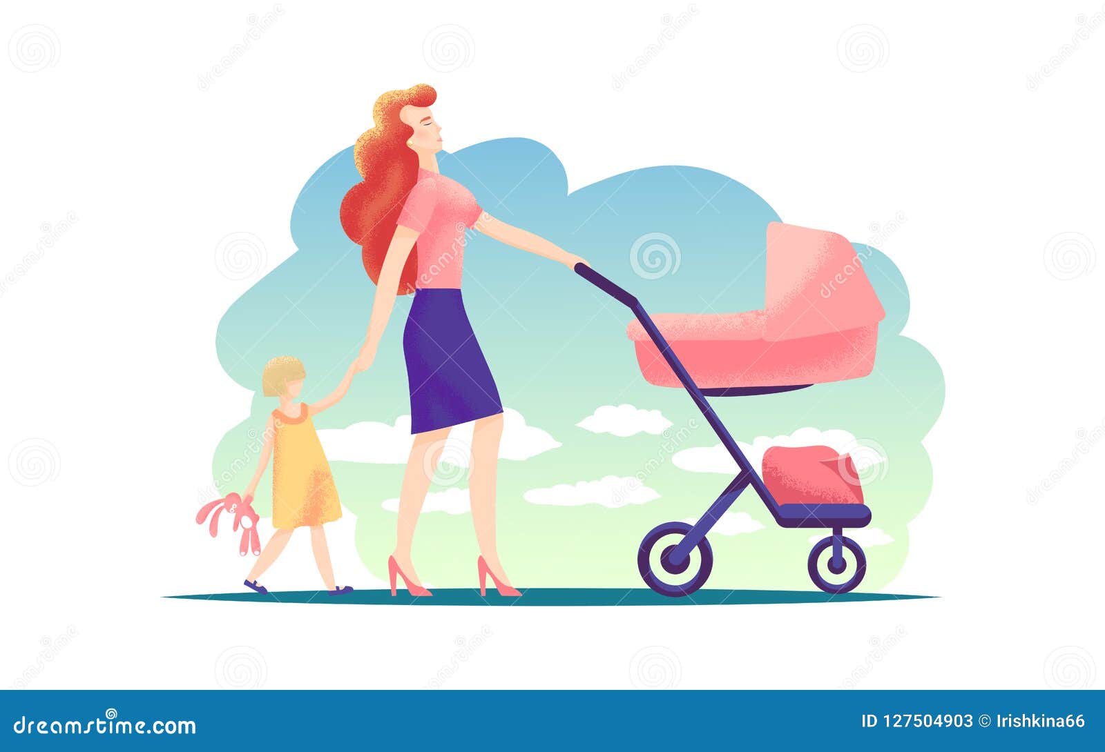 happy family baby stroller