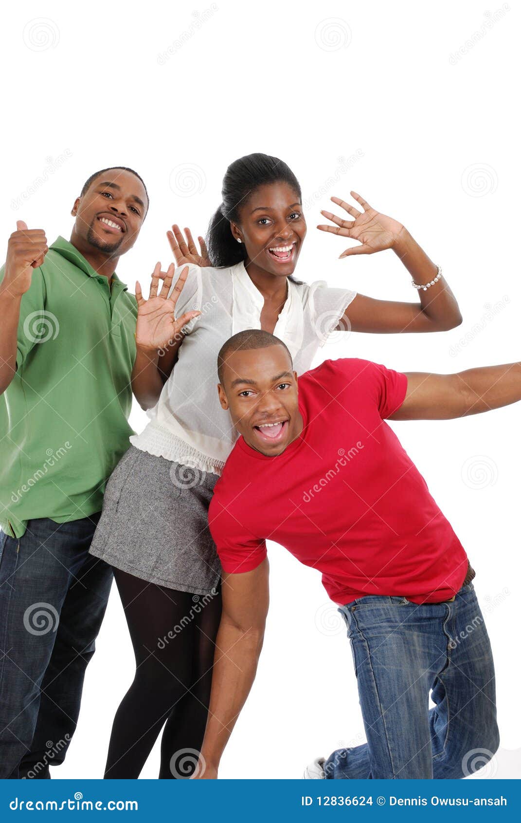 Happy young people stock photo. Image of adult, excitement - 12836624