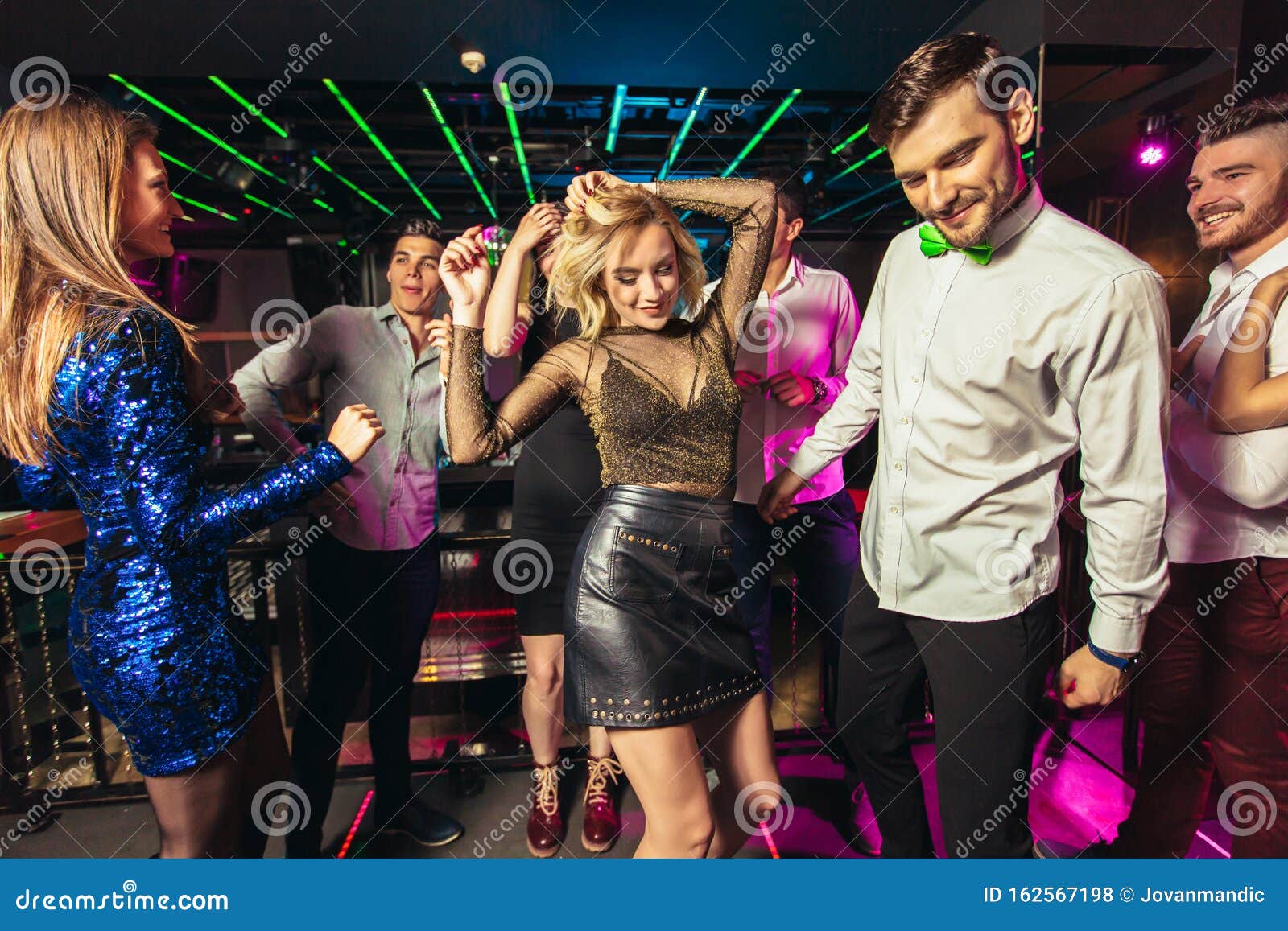 Young People Having Fun at Nightclub Stock Photo - Image of drink ...