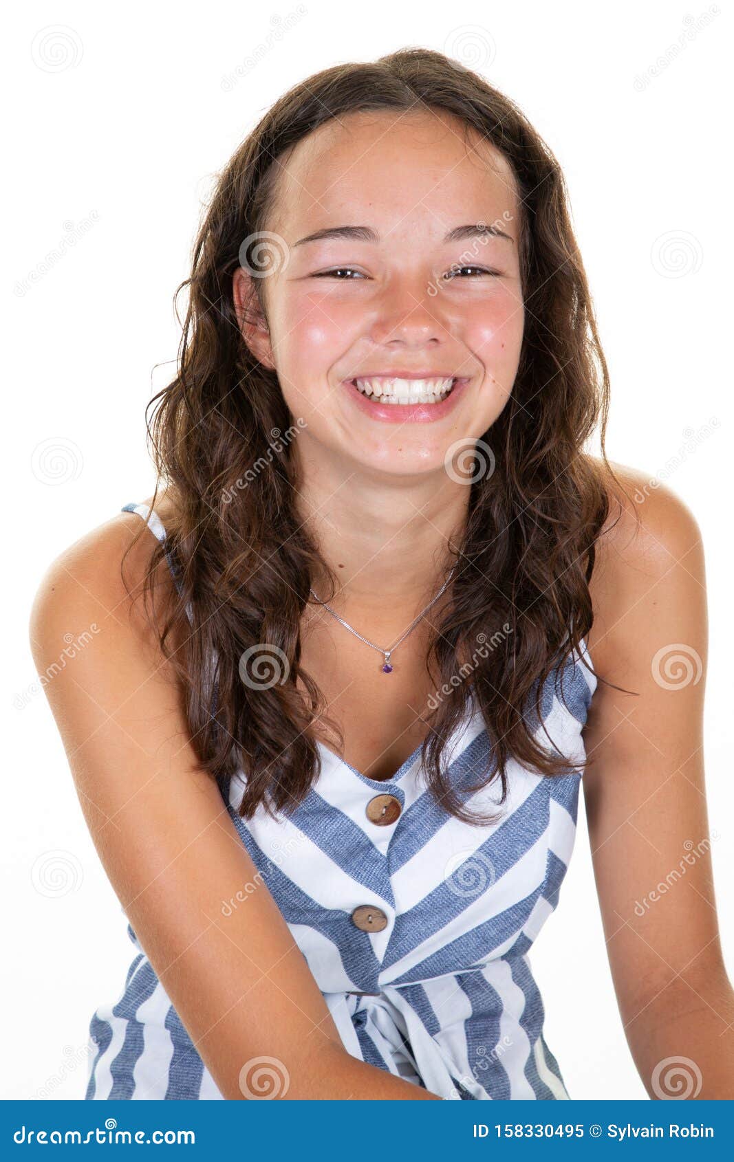 Happy Young Woman Smiling Teen Girl with White Teeth Smile Laugh Beauty ...