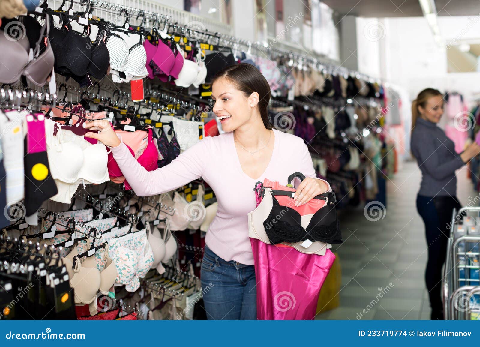 Trying Bra Shop Stock Photos - Free & Royalty-Free Stock Photos