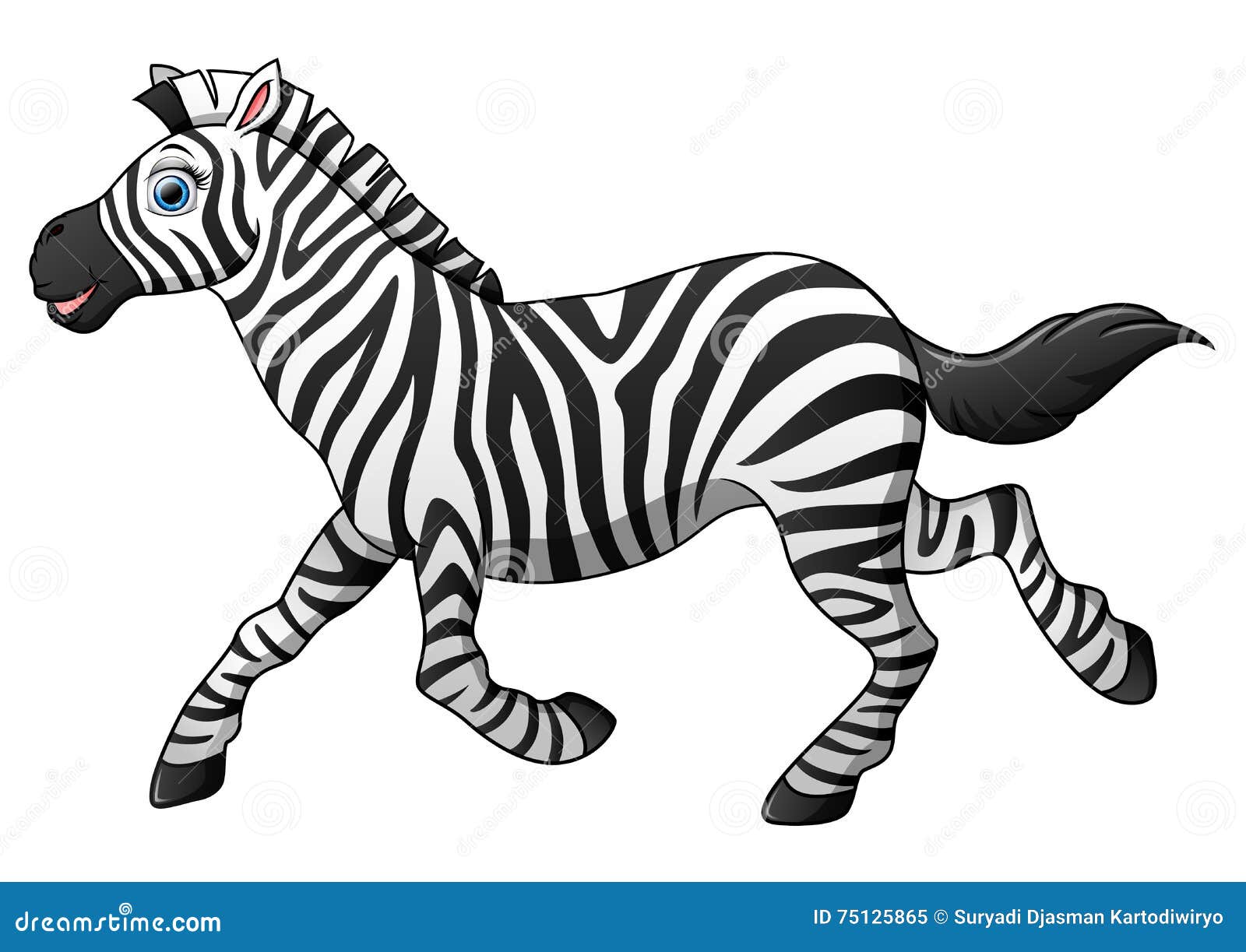 zebra running clipart - photo #34