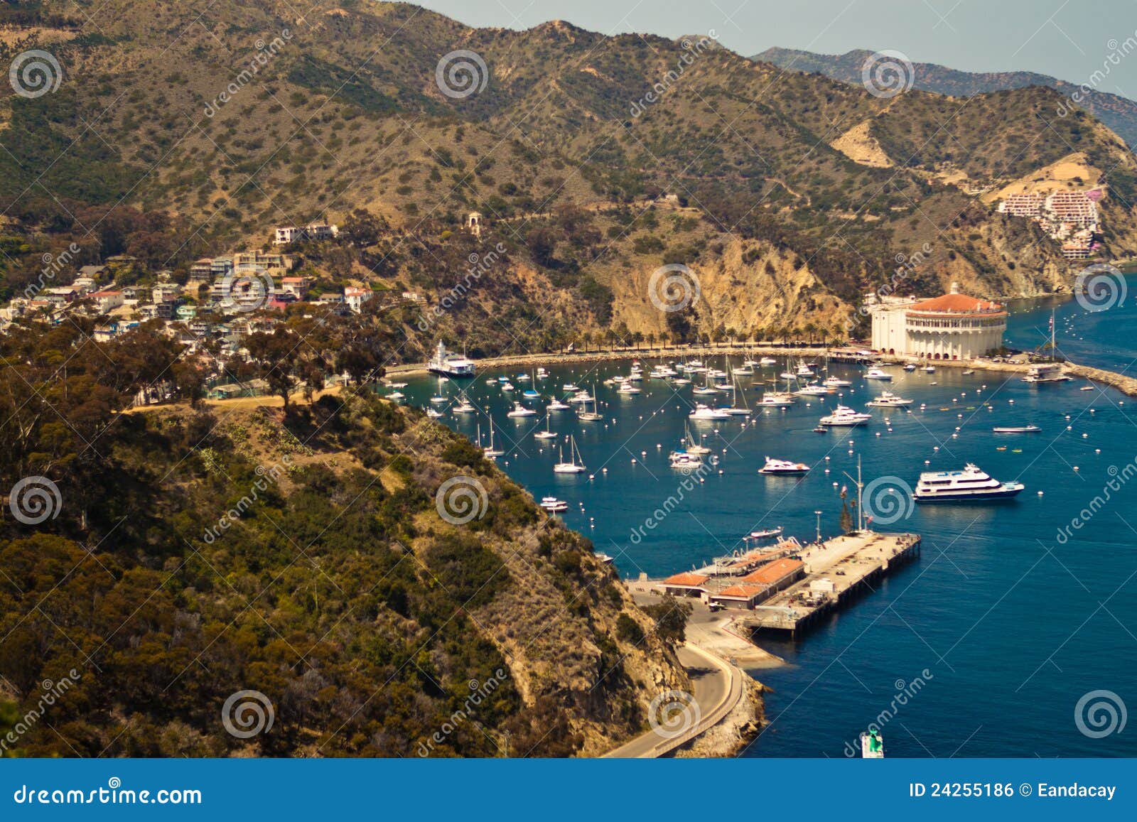 Harbor stock photo. Image of ships, boats, land, harbor 24255186