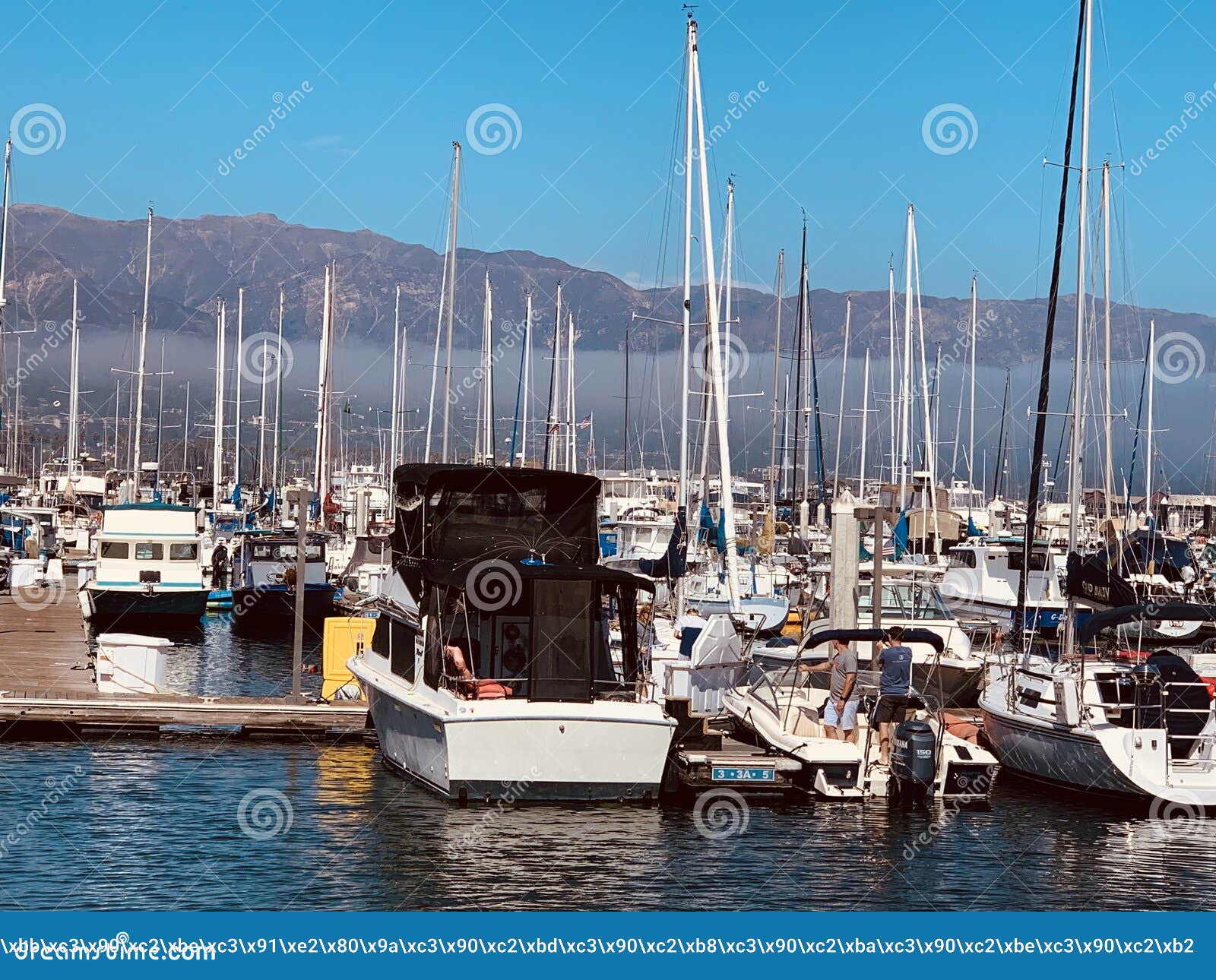 Harbor â€“ Port Marina Del Rey, Santa Barbara, California Editorial ...