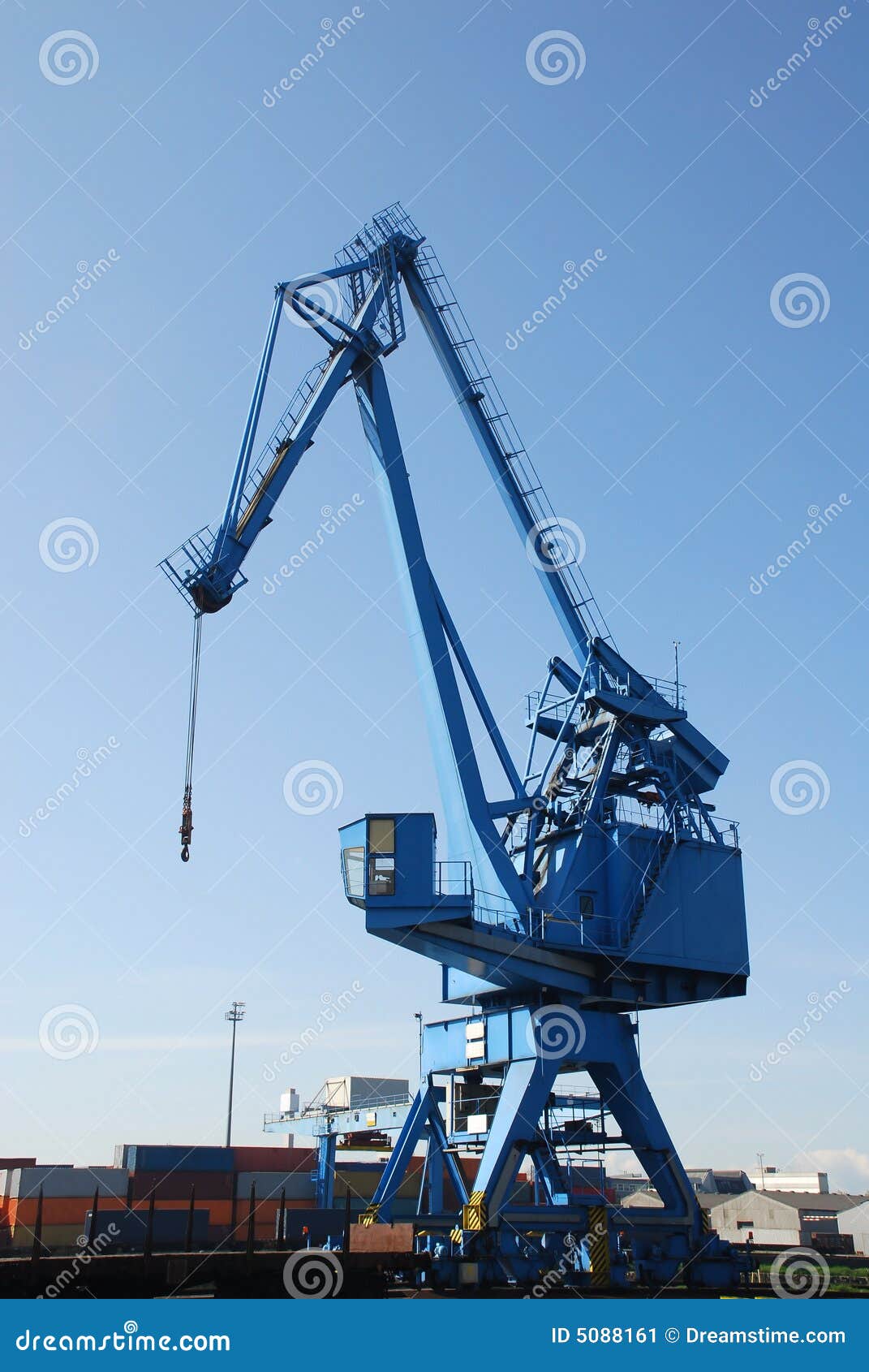 Harbour crane stock image. Image of harbour, transportation 5088161