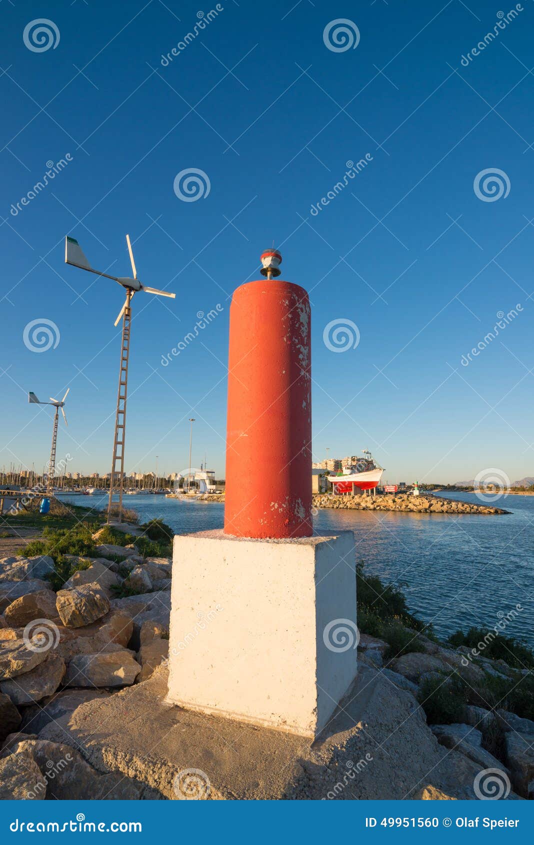 Harbour Powered with Renewable Energy Stock Photo Image of renewable