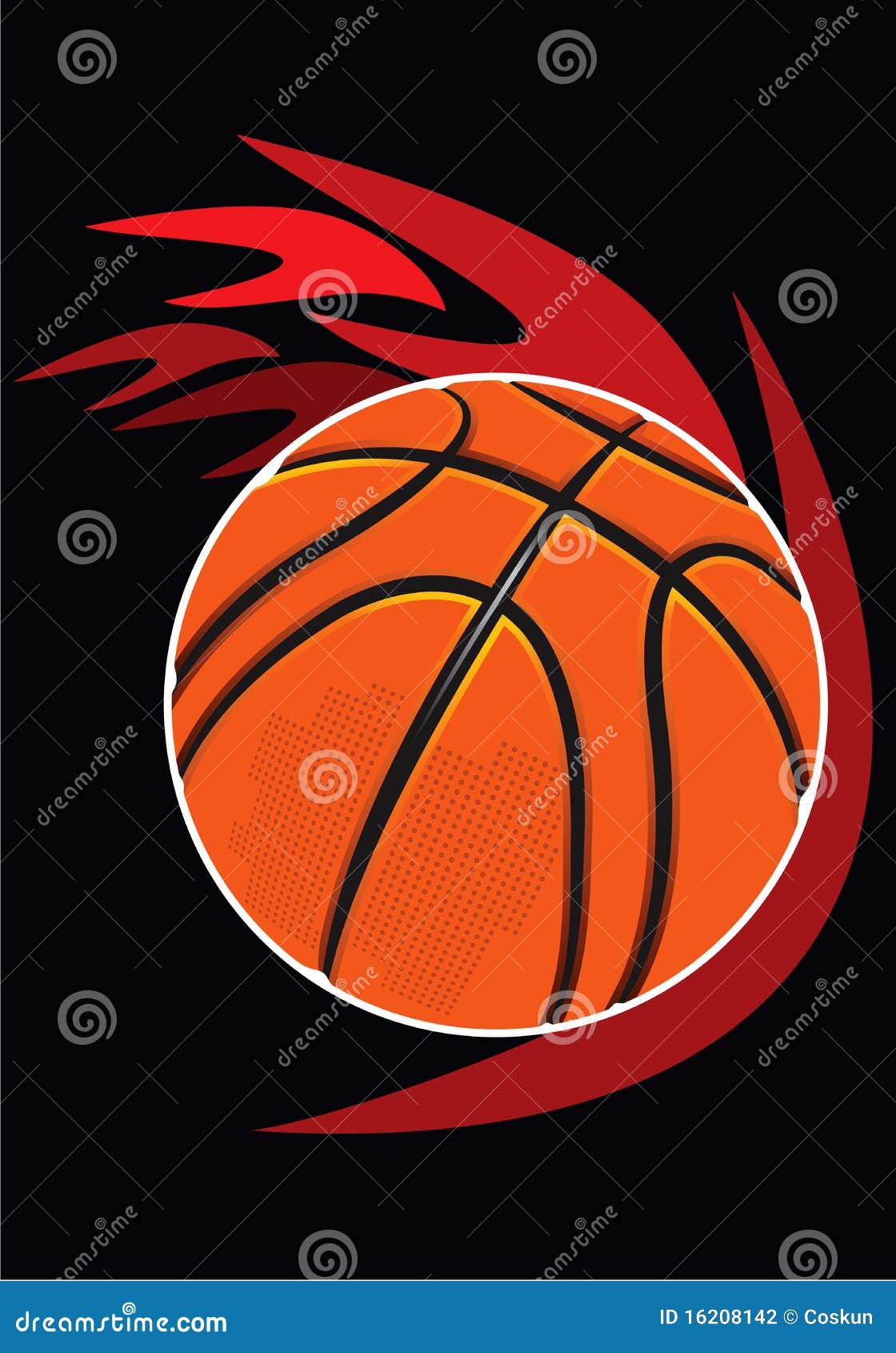 Hard basketball.eps stock vector. Illustration of circle 16208142