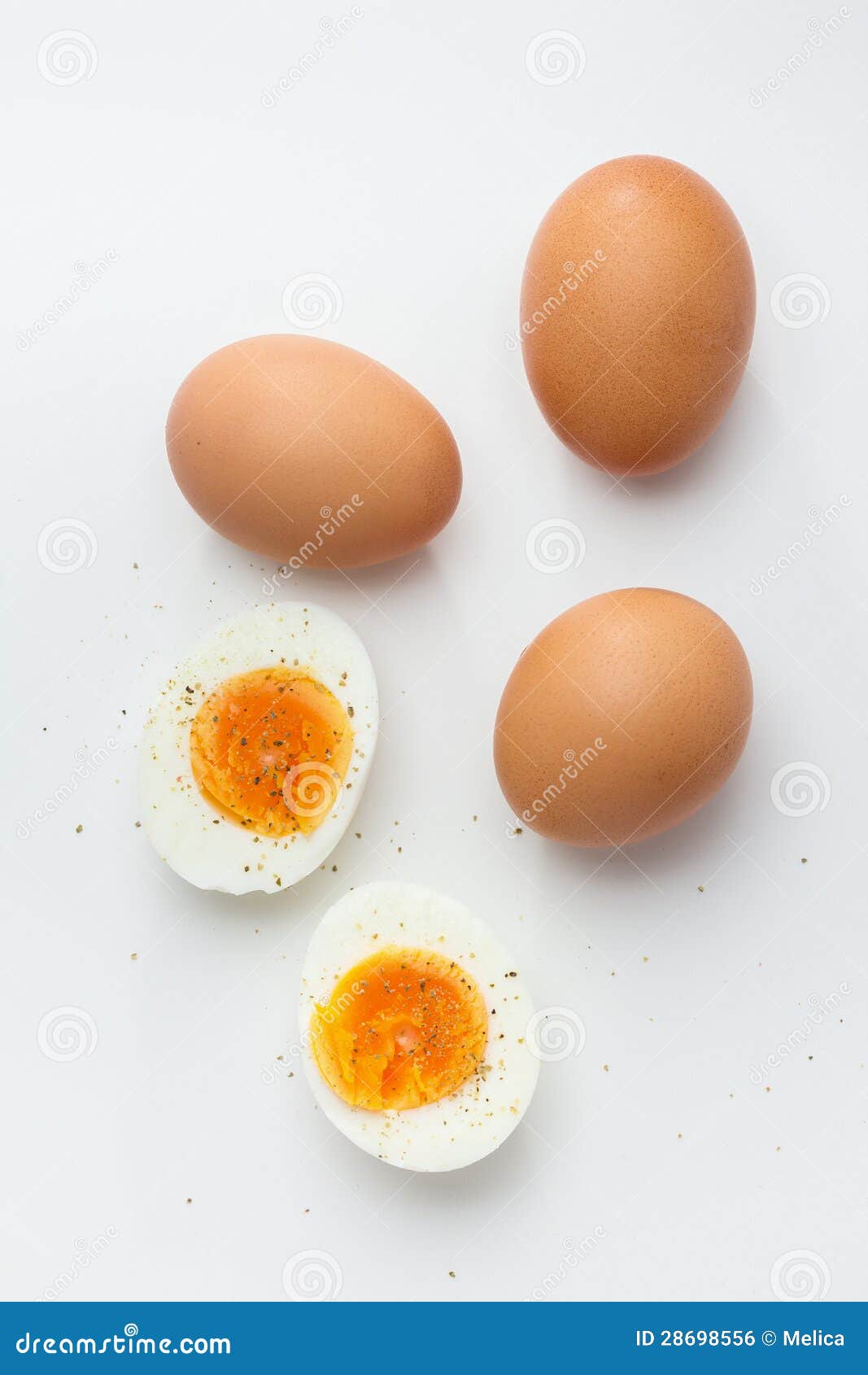 Hard Boiled Eggs stock photo. Image of cooked, culinary 28698556