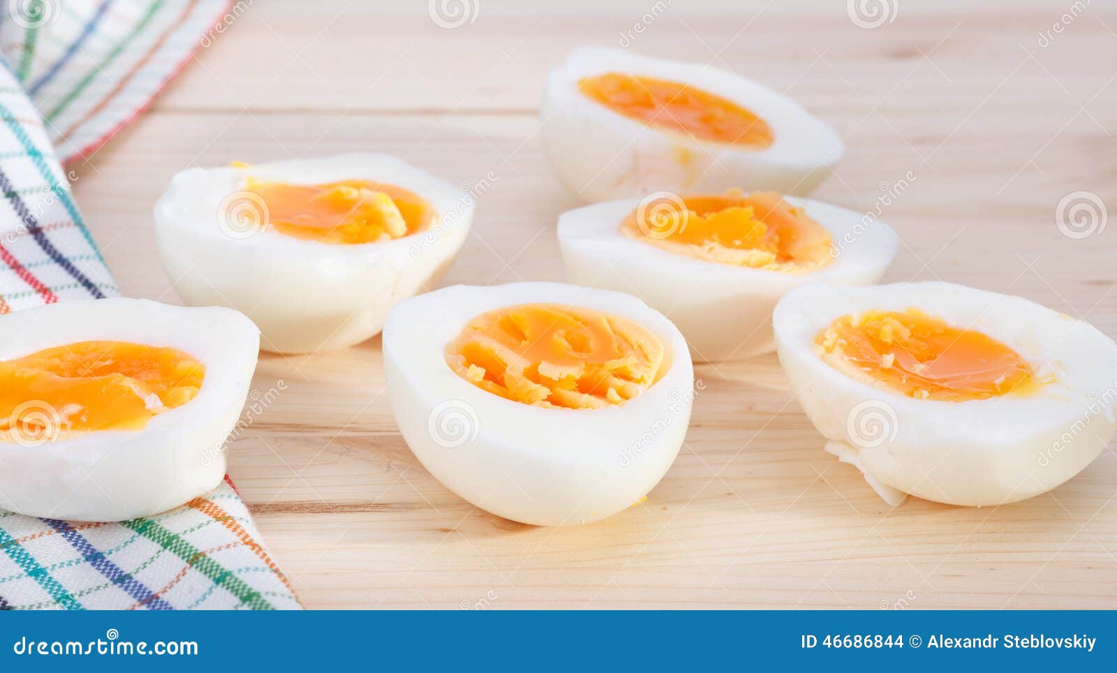 Hardboiled eggs stock photo. Image of pieces, organic 46686844
