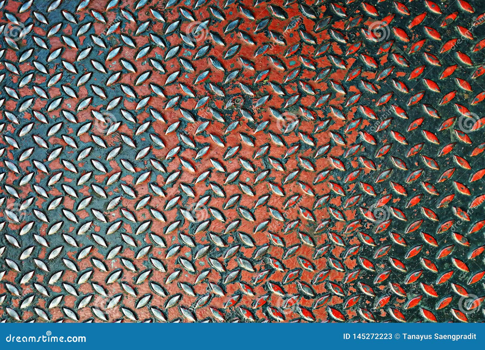 Hard Chrome Diamond Plate Pattern Stock Image Image of iron, plate