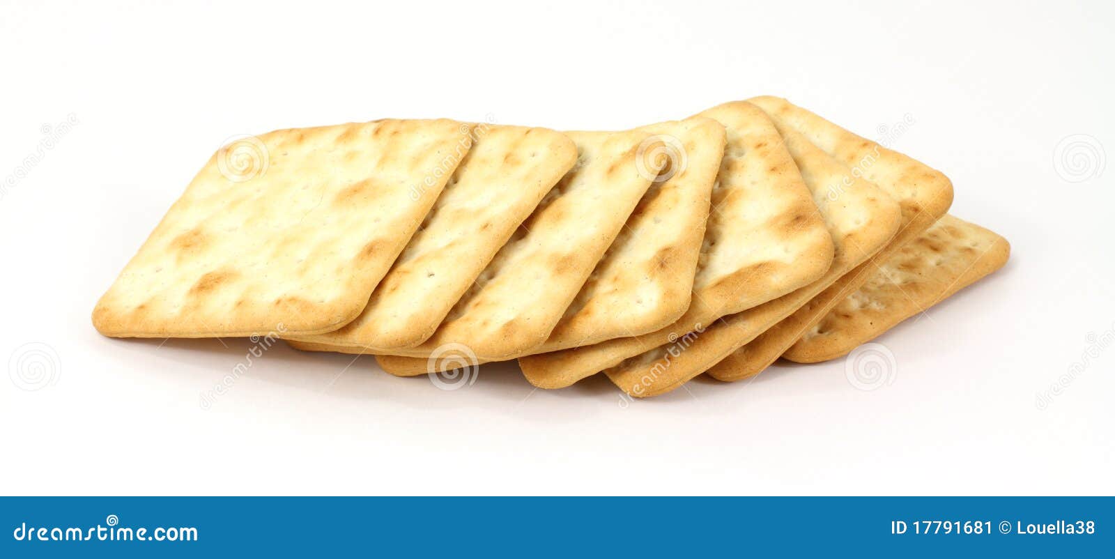 Hard Crackers in a Row stock image. Image of sodium, puffy 17791681