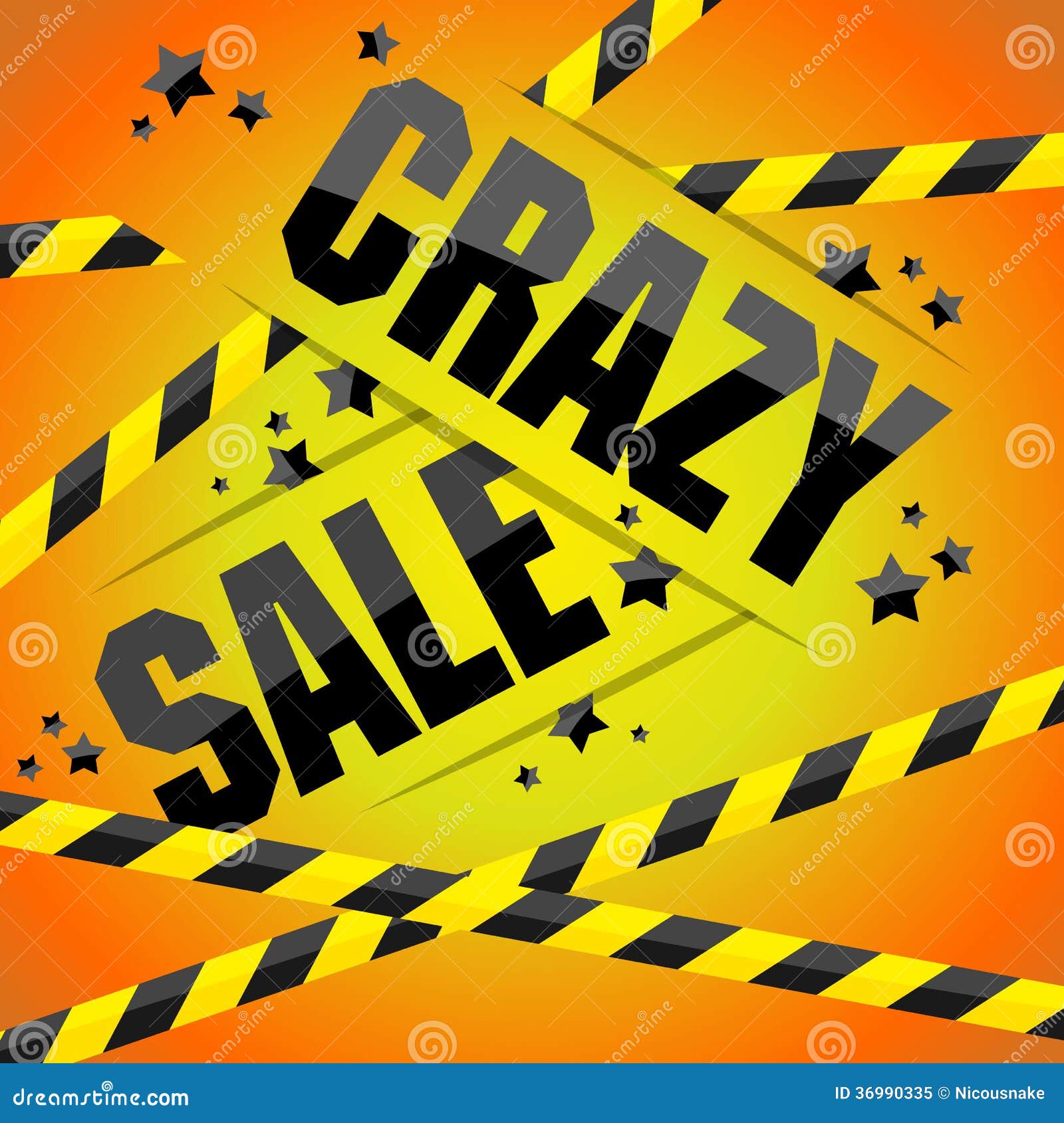 Hard Discount Sale stock vector. Illustration of percent 36990335