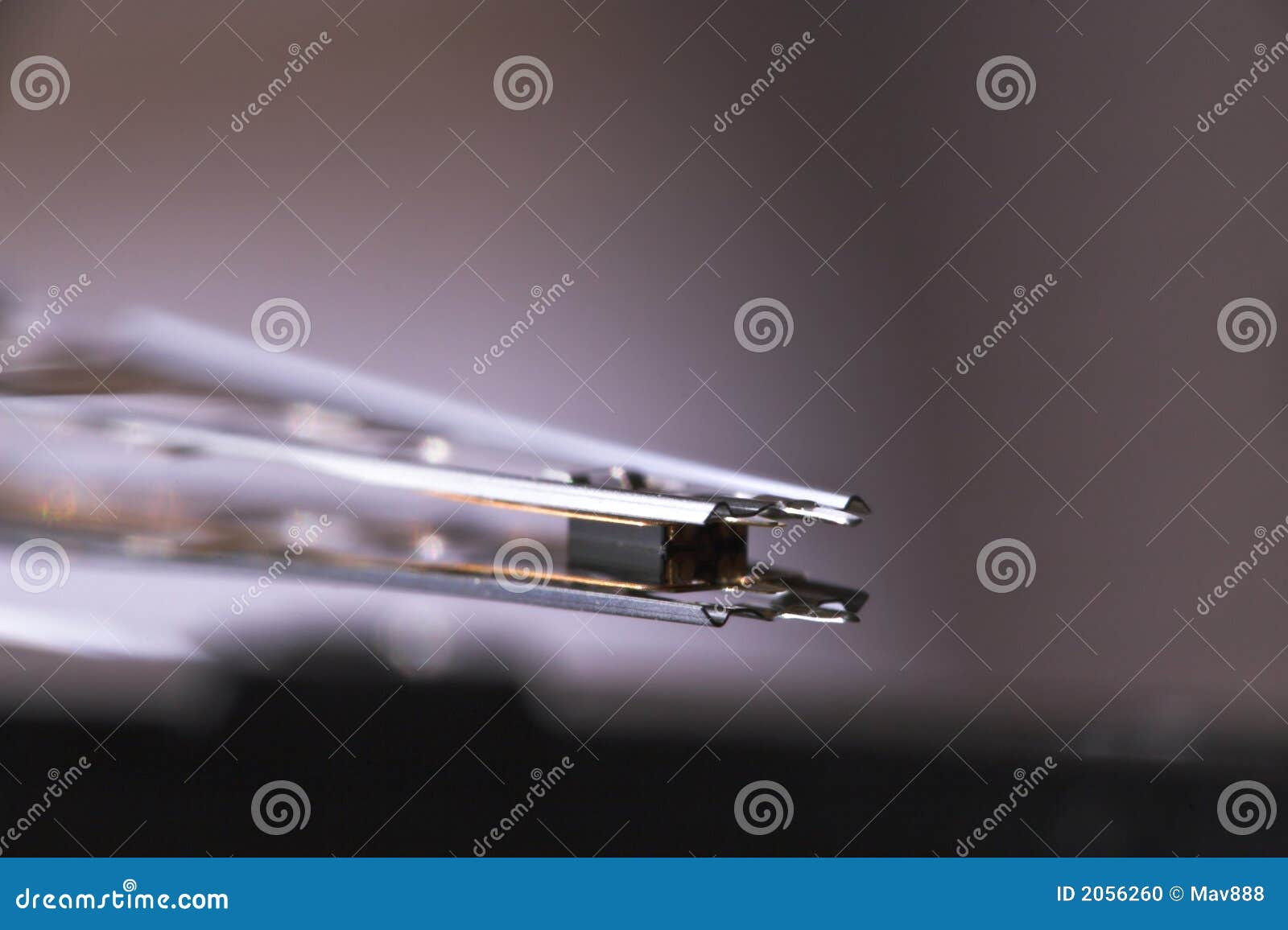 Hard disk drive head stock photo. Image of office, disk - 2056260