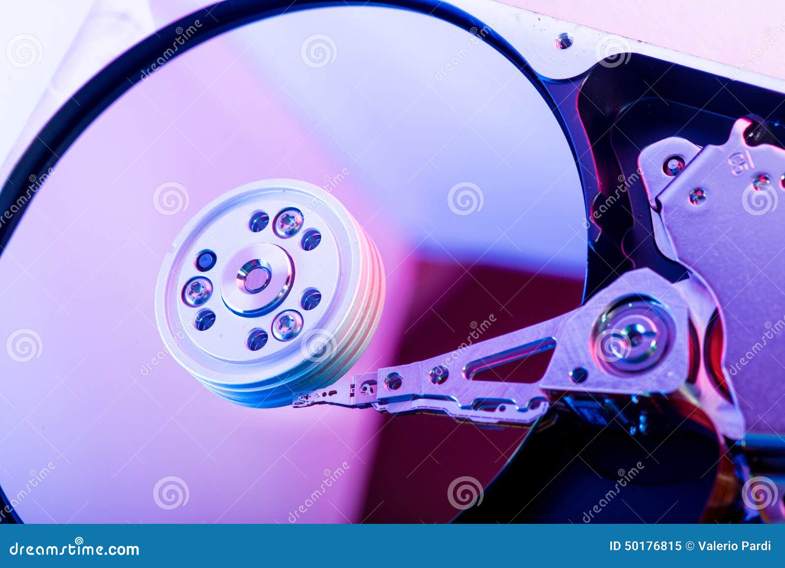 Hard disk drive plate stock image. Image of capacity 50176815
