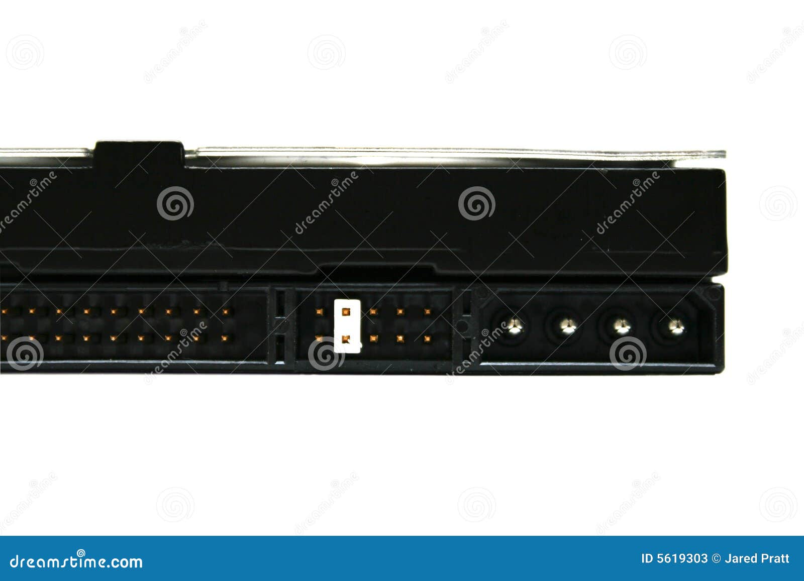 Hard Drive Jumper Cable Select Stock Image Image of data, isolate