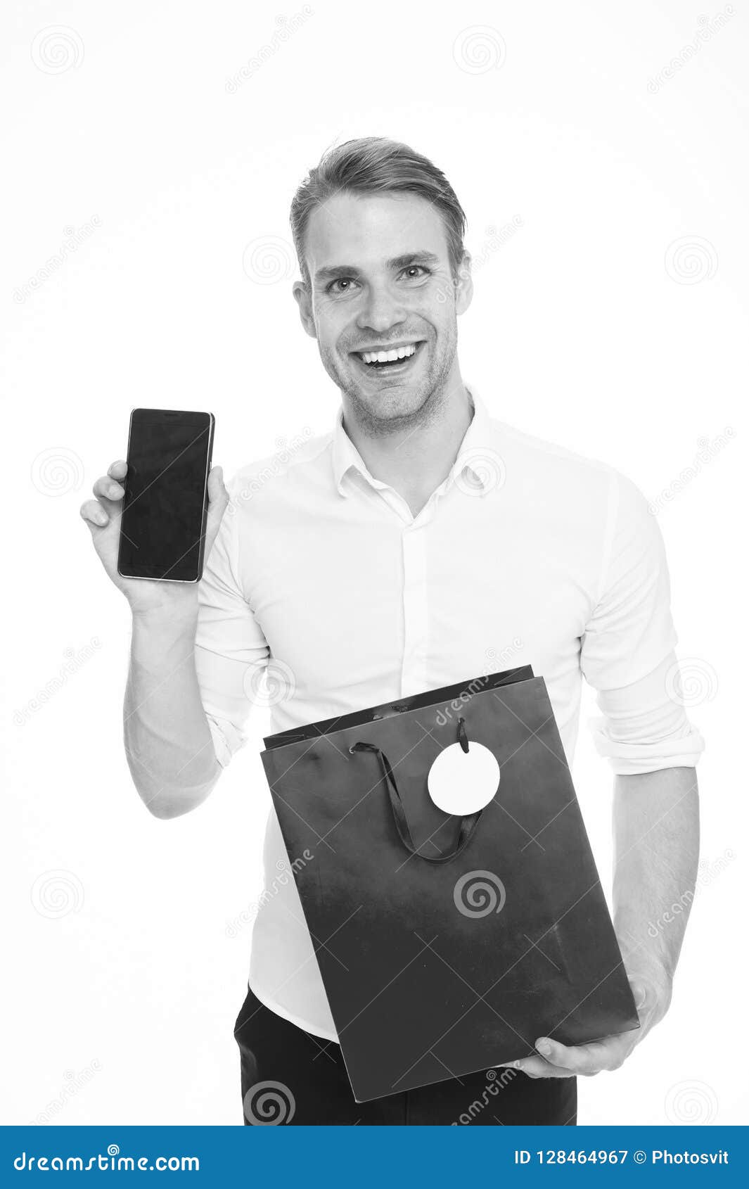 hard earned cash and precious time you are spendings worth few minutes of preparation. shopping online save time. guy