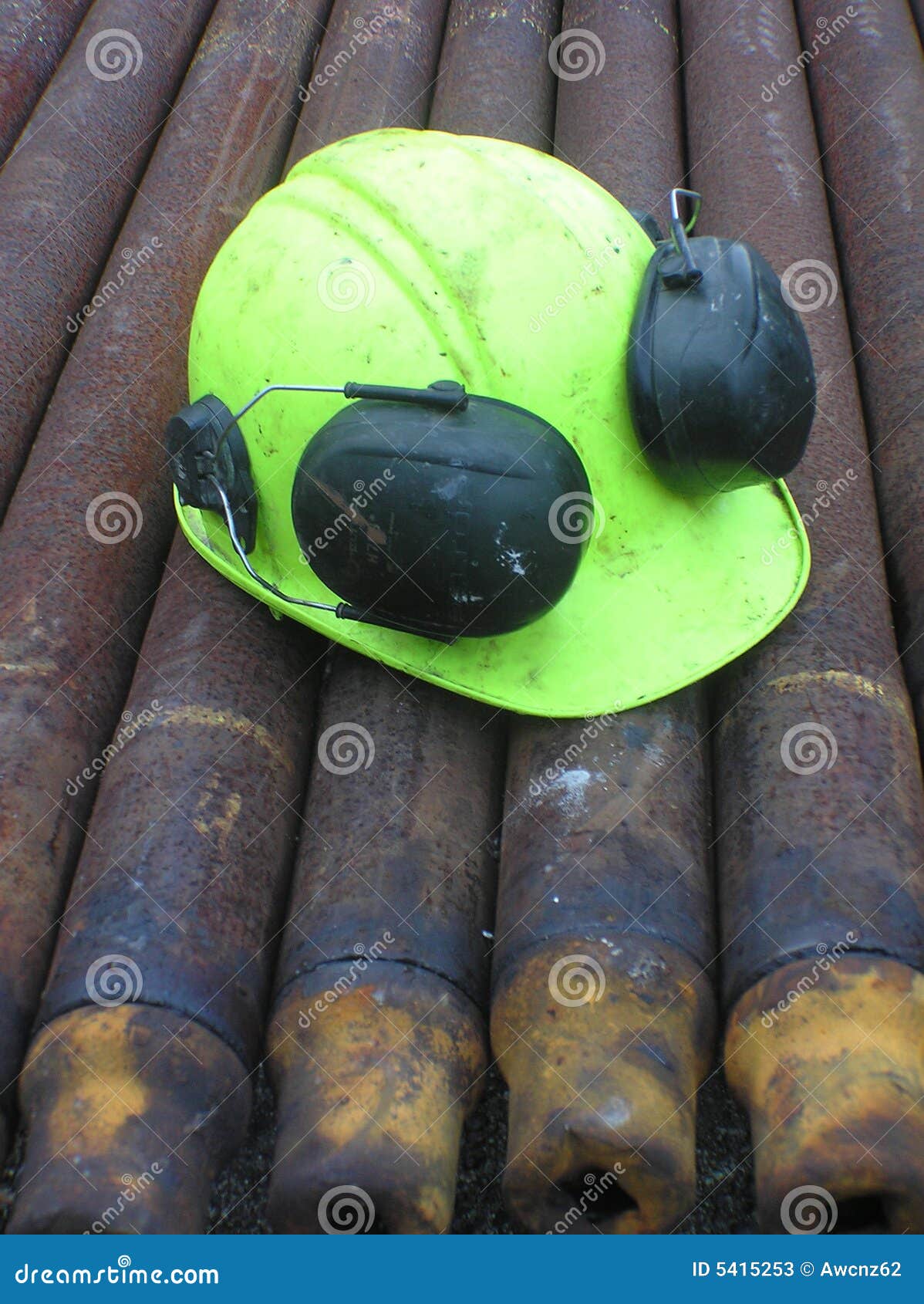 Hard hat stock image. Image of drill, island, equipment 5415253