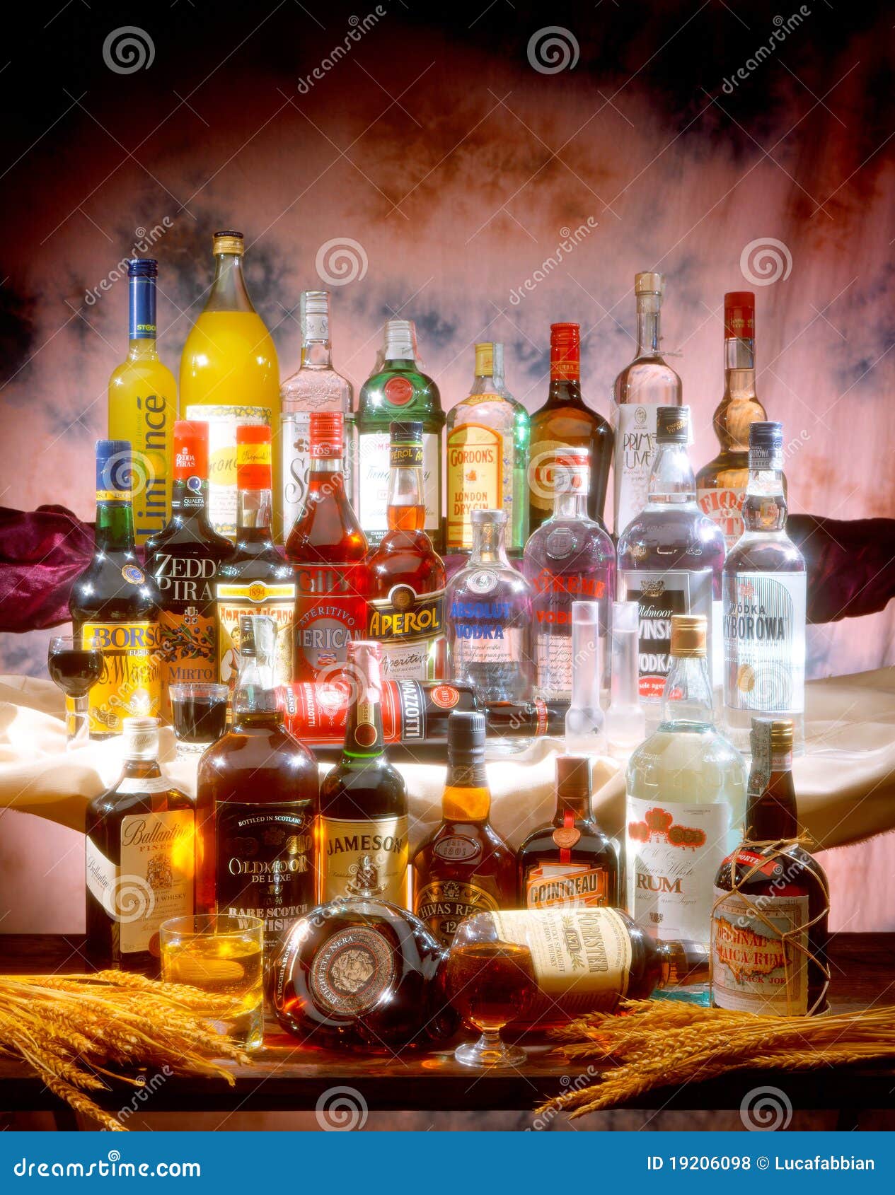 Hard Liquors Arrangement editorial stock photo. Image of alcohol 19206098