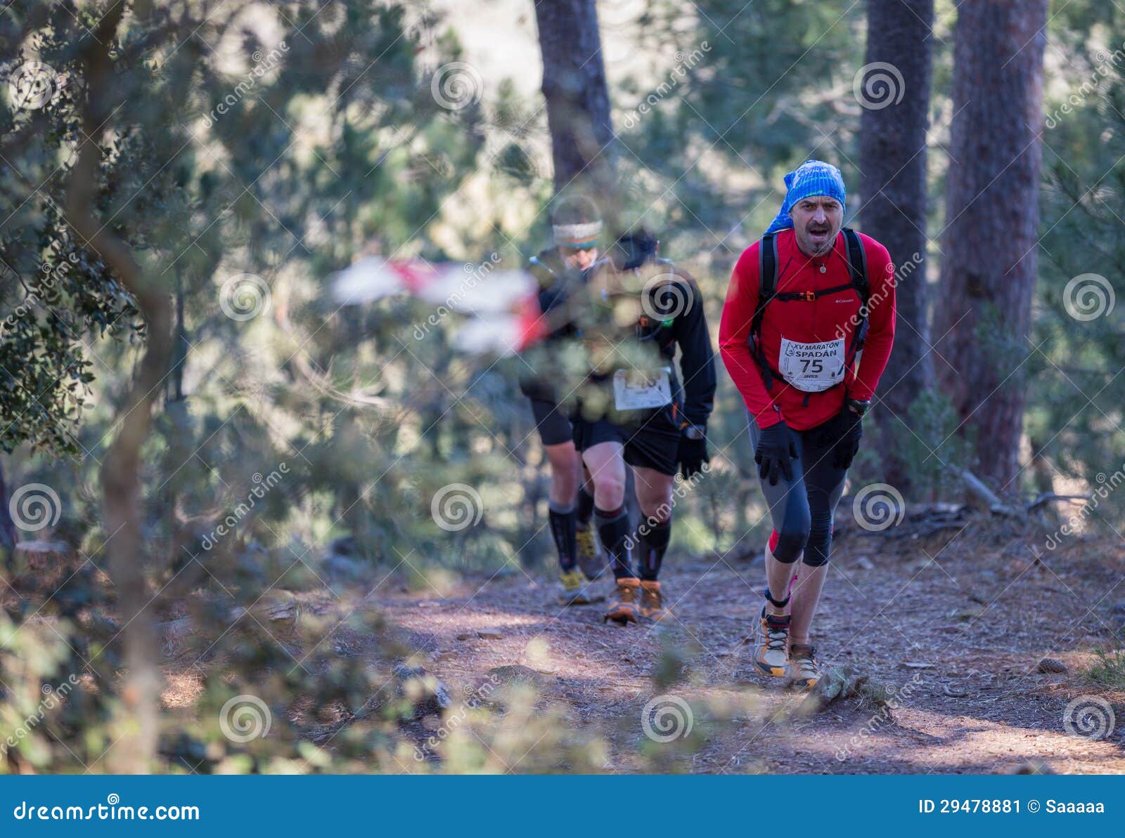 Hard Marathon Mountain Race, Climbing Editorial Photo Image of