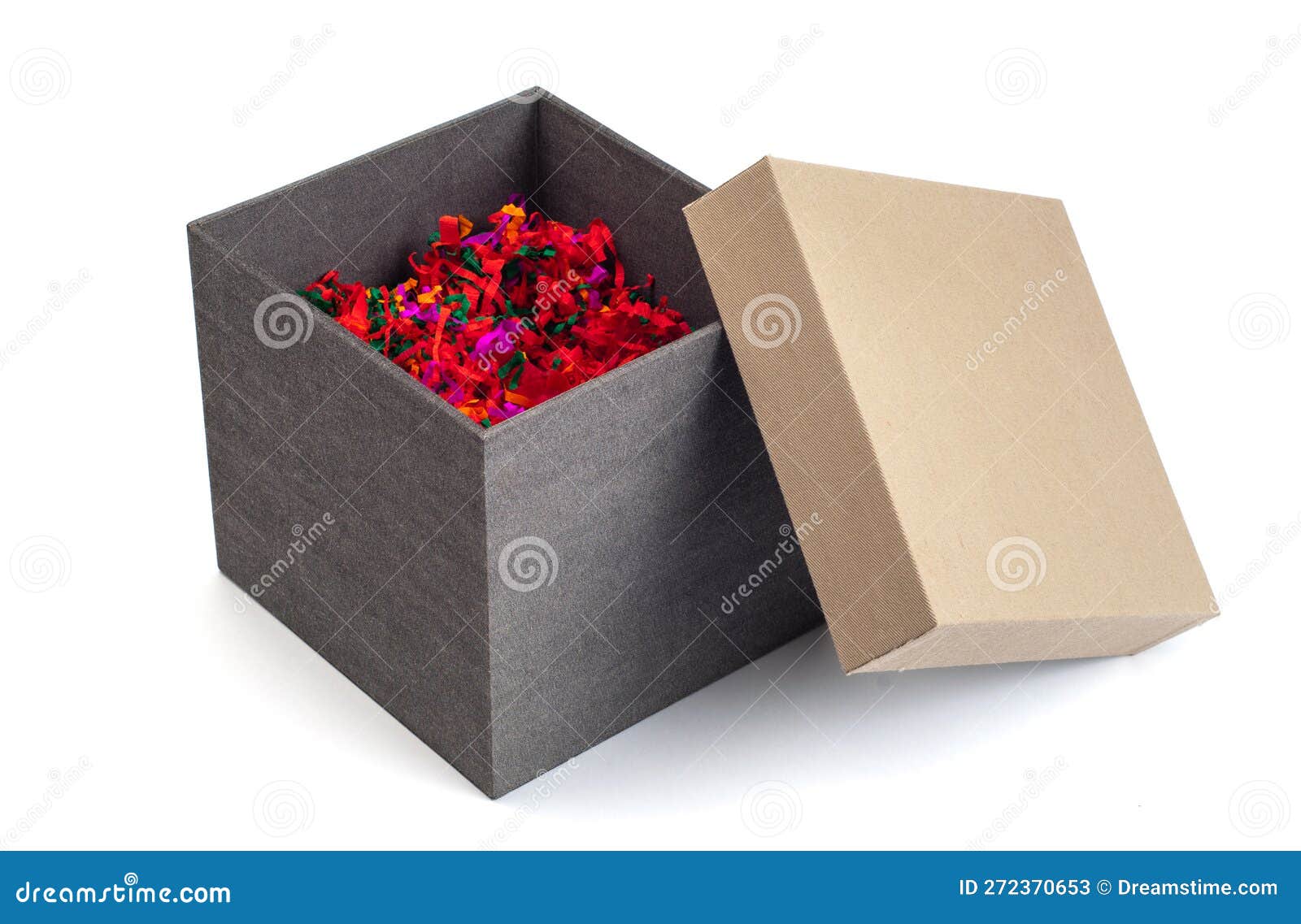 Hard Paper Gift Box or Storage Contaner. Stock Image - Image of