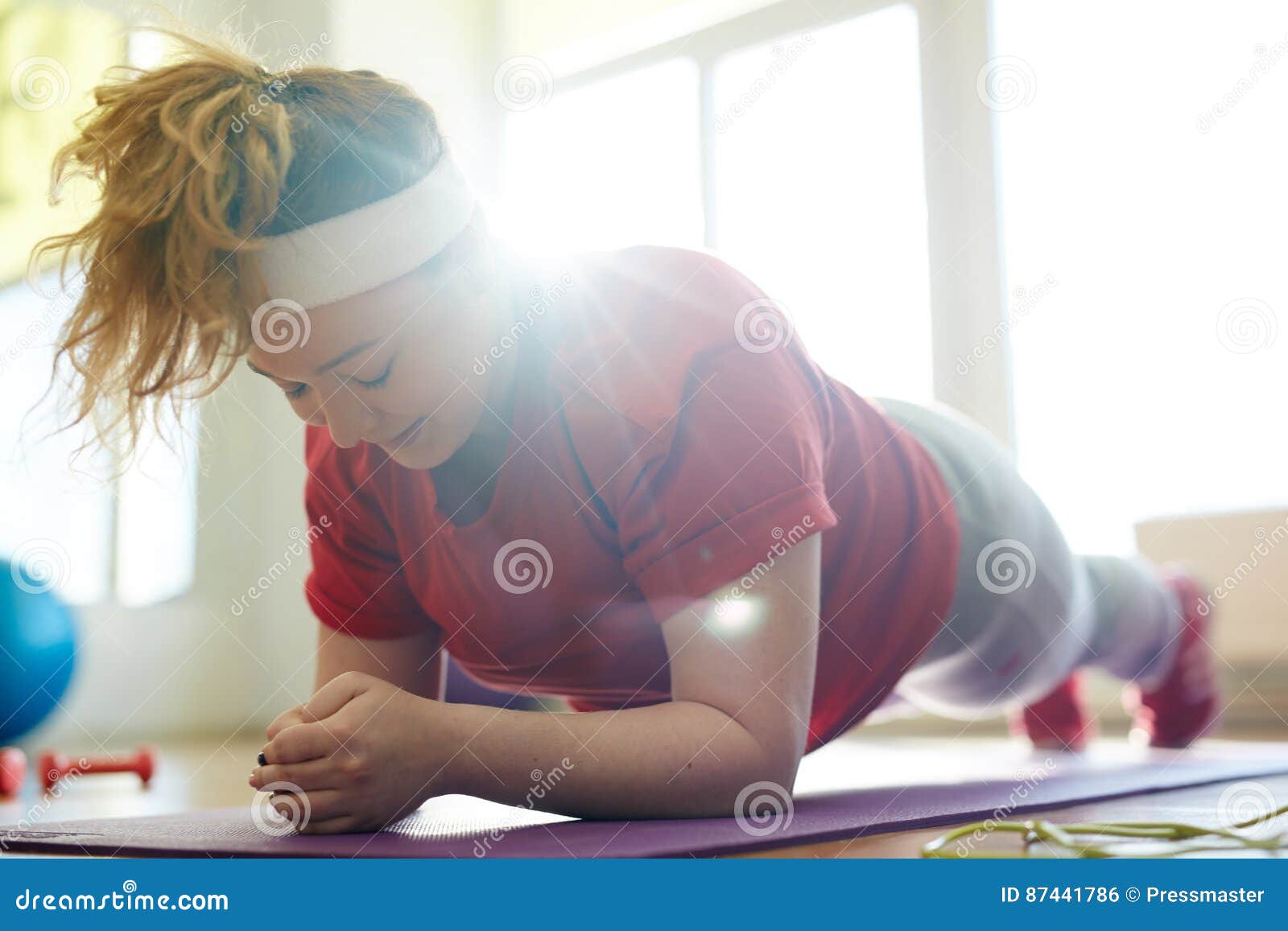 Women ready to work hard and lose weight Stock Photo by ©YGphoto