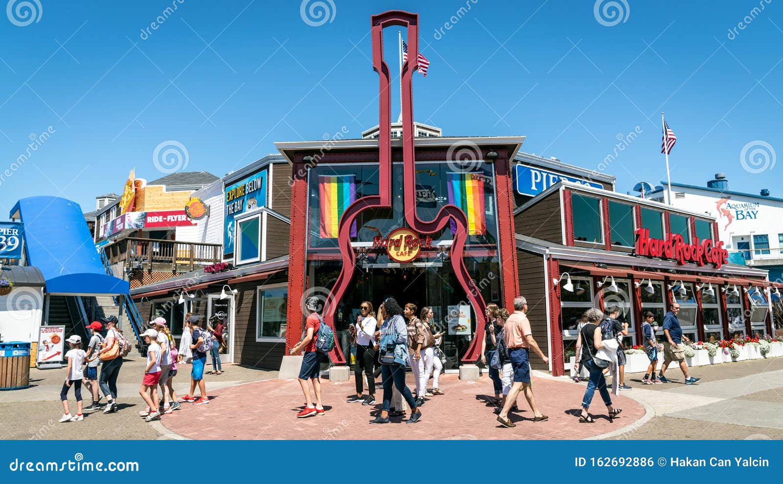 Hard Rock Cafe In Fisherman S Wharf San Francisco California United States Of America Editorial Photo Image Of Music Dock