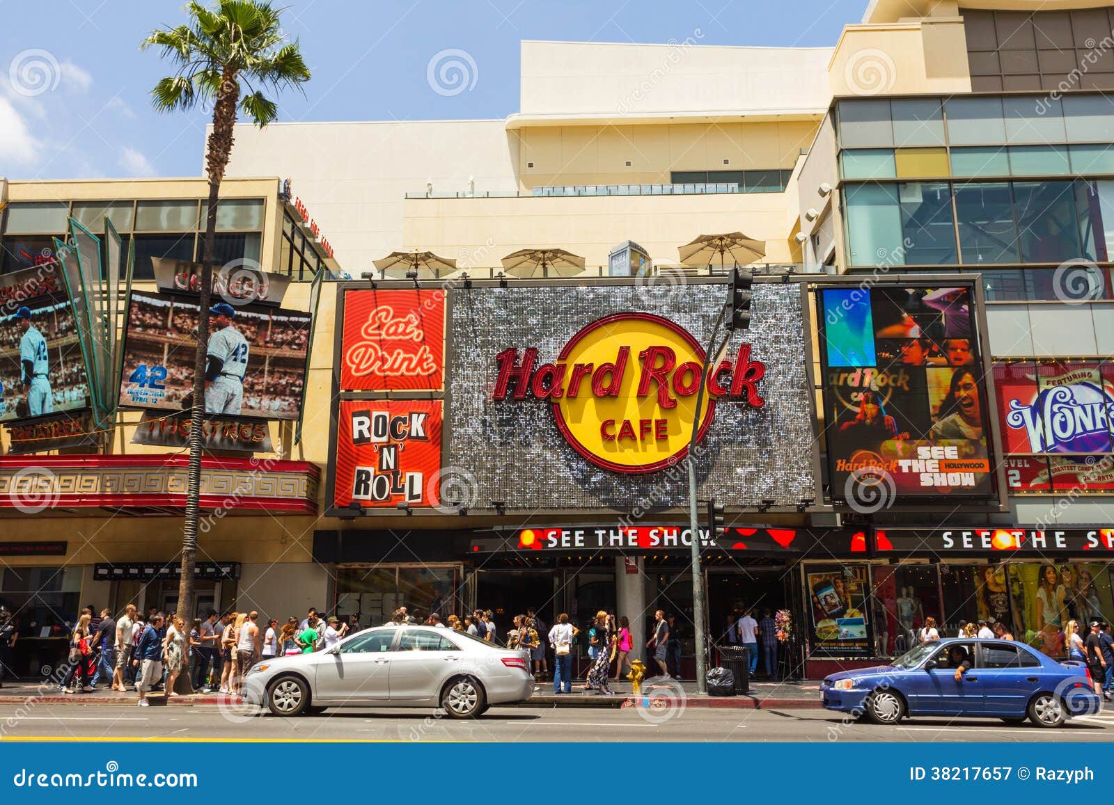 Hard Rock Cafe In Hollywood Redaktionelles Stockfotografie Bild Von Cafe Hard