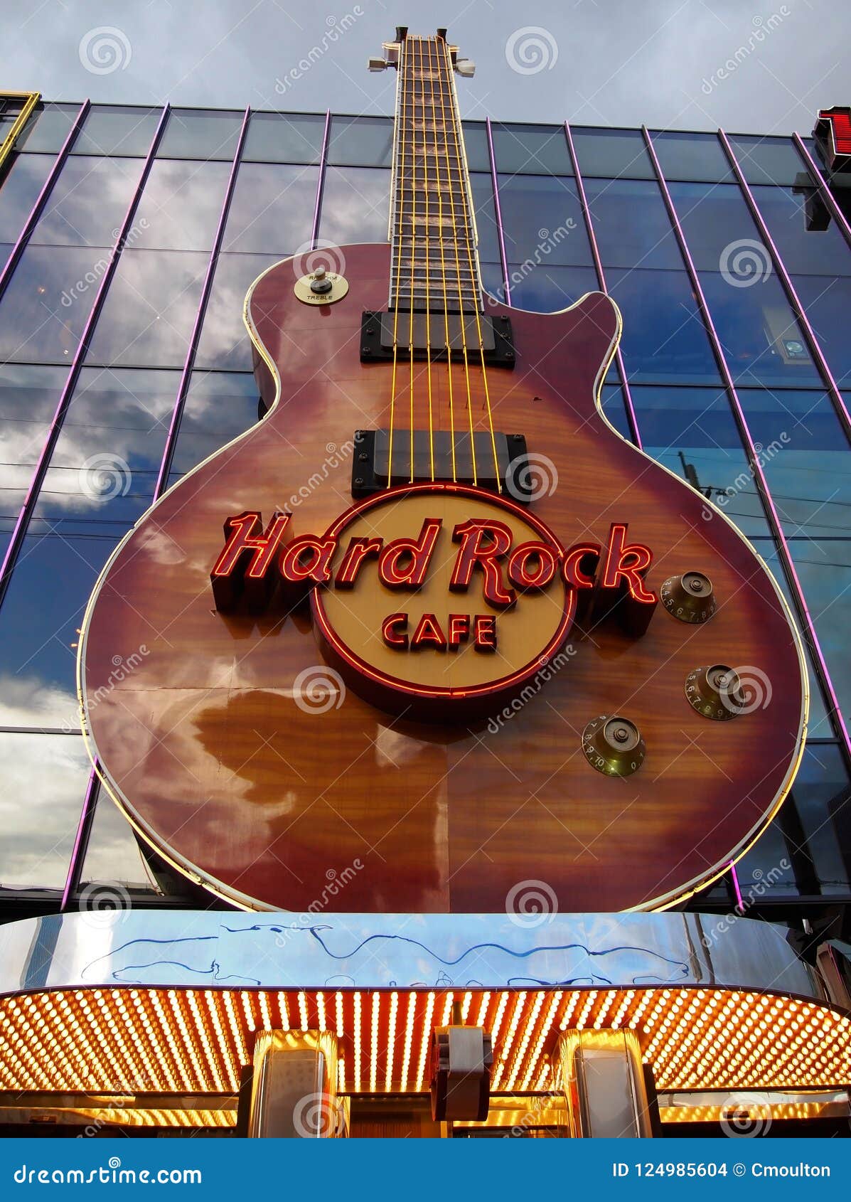 Hard Rock Cafe pin Las Vegas Hotel 4th of July 1998 National Glenwood Guitar 